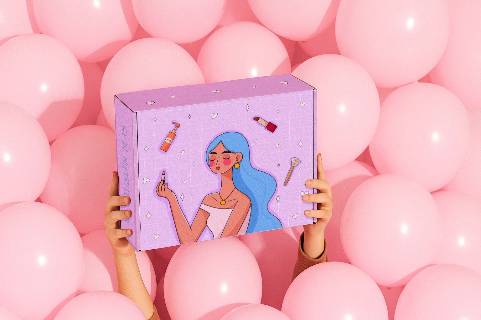 Beauty Box - иллюстрации и оформление упаковкиц — Изображение №5 — Интерфейсы, Иллюстрация на Dprofile