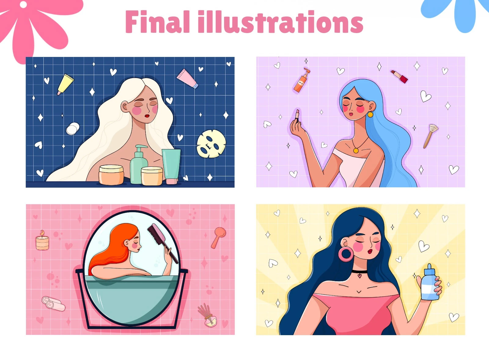 Beauty Box - иллюстрации и оформление упаковкиц — Изображение №2 — Интерфейсы, Иллюстрация на Dprofile