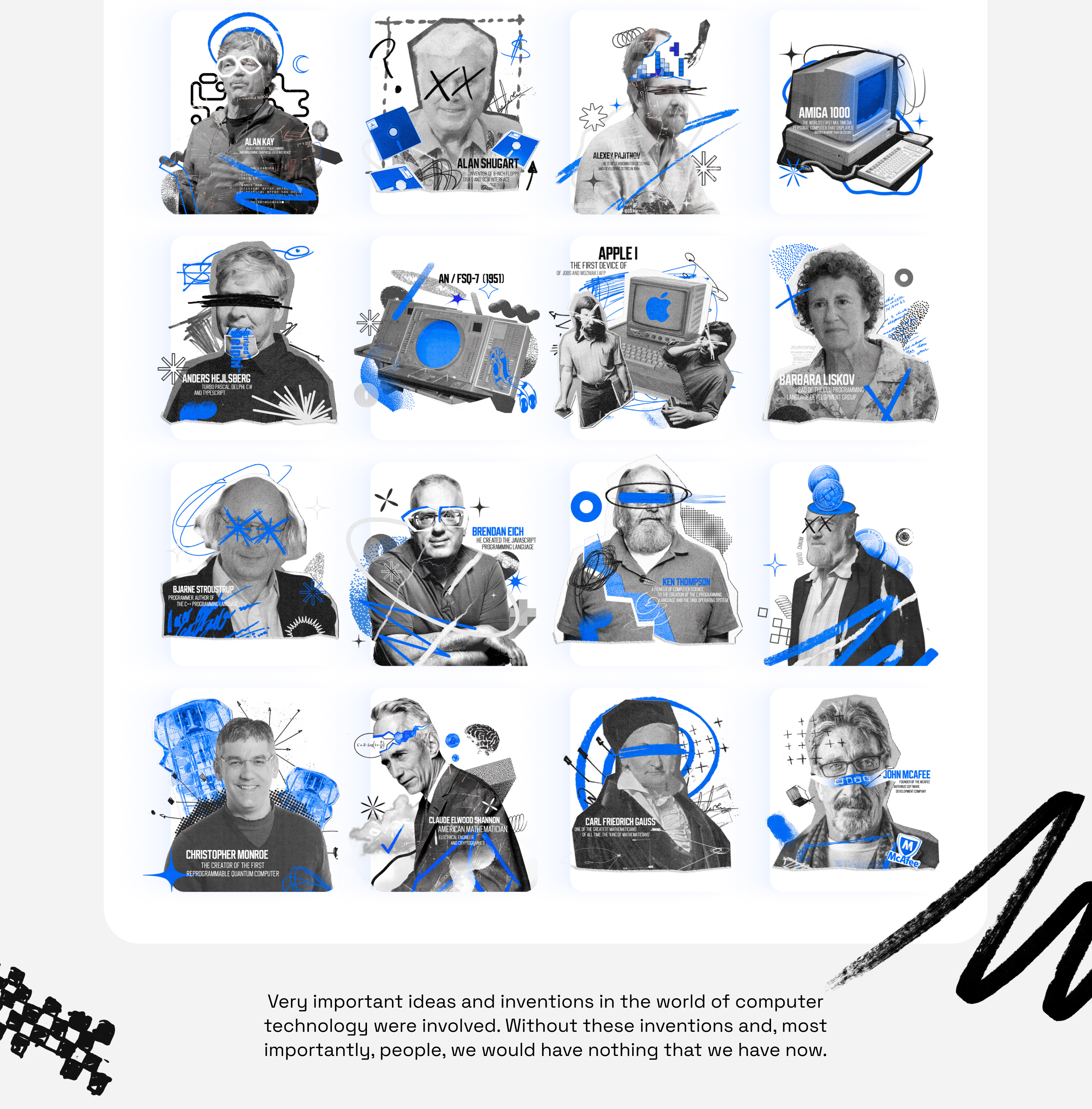 150+ Unique images of famous IT specialists — Изображение №4 — Графика на Dprofile