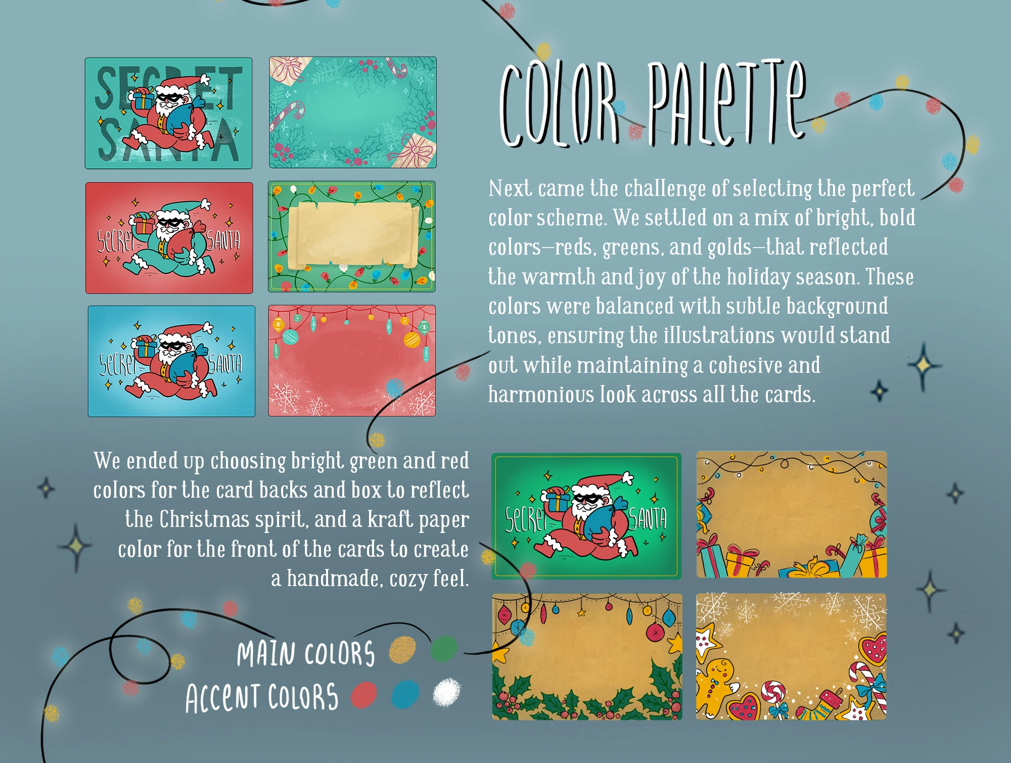 Тайный Санта - Карточная игра — Изображение №3 — Иллюстрация, Графика на Dprofile