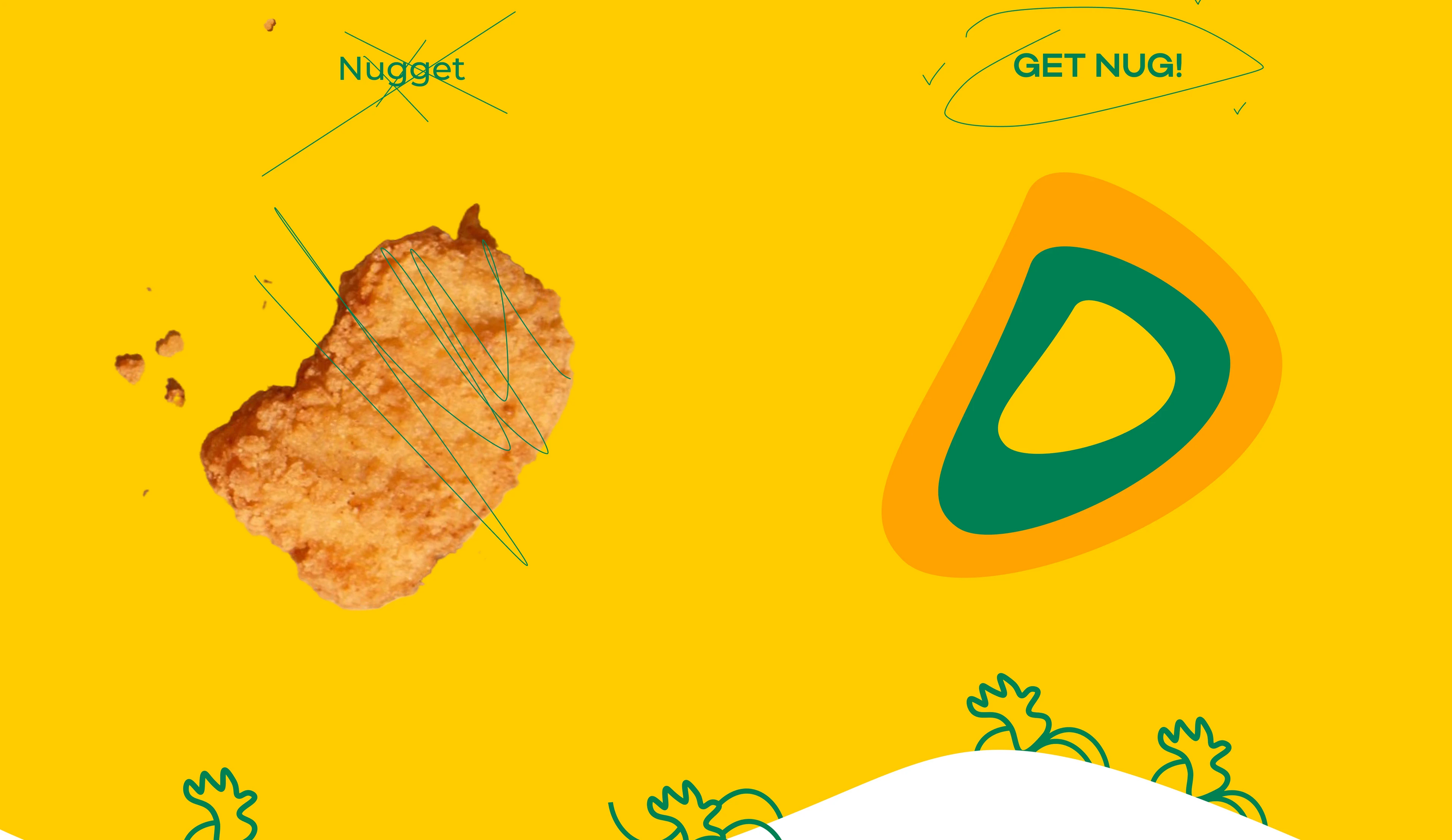 GET NUGS! | Логотип и Айдентика для Фаст-Фуд кафе — Изображение №14 — Брендинг на Dprofile