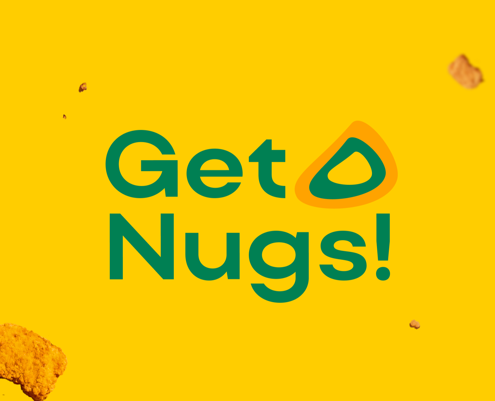 GET NUGS! | Логотип и Айдентика для Фаст-Фуд кафе — Брендинг на Dprofile