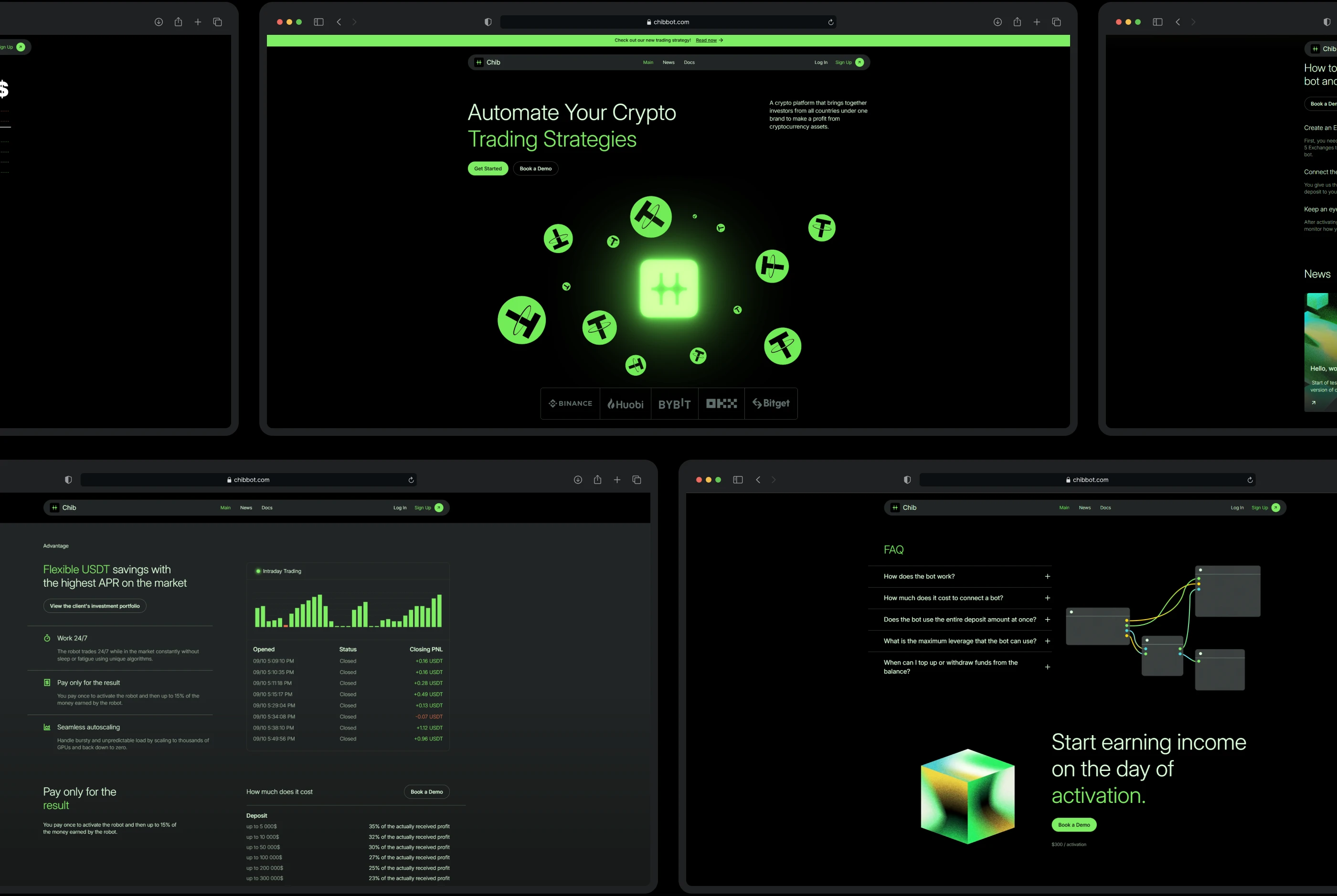 Криптоплатформа — Изображение №5 — Интерфейсы, Анимация на Dprofile