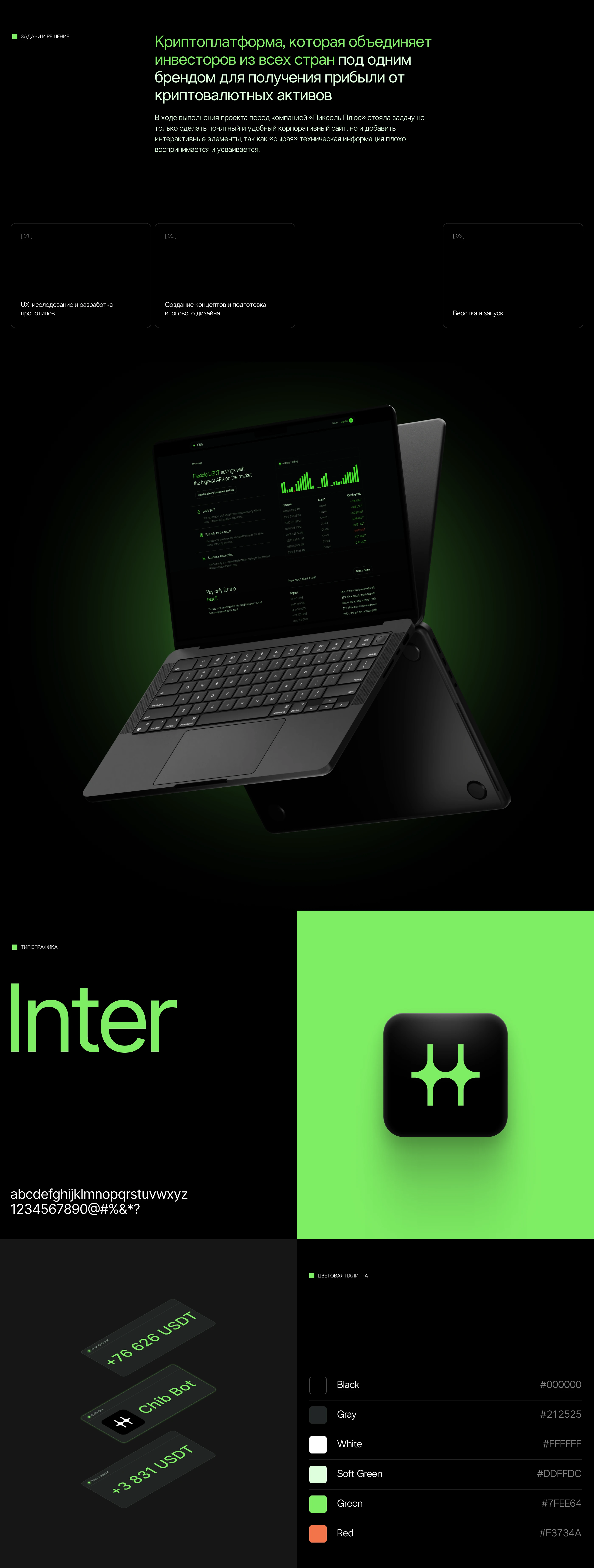 Криптоплатформа — Изображение №2 — Интерфейсы, Анимация на Dprofile