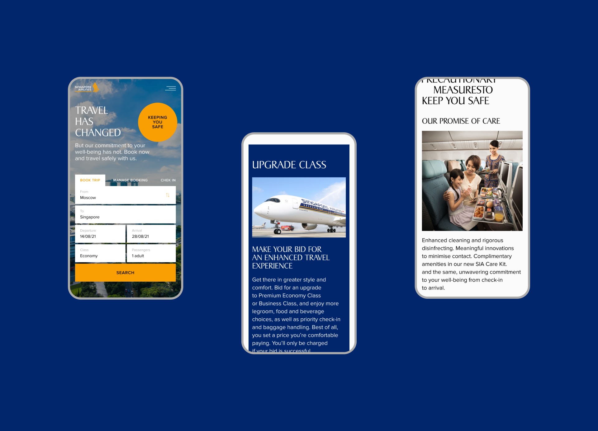 Singapore Airlines — Redesign concept — Изображение №6 — Интерфейсы на Dprofile