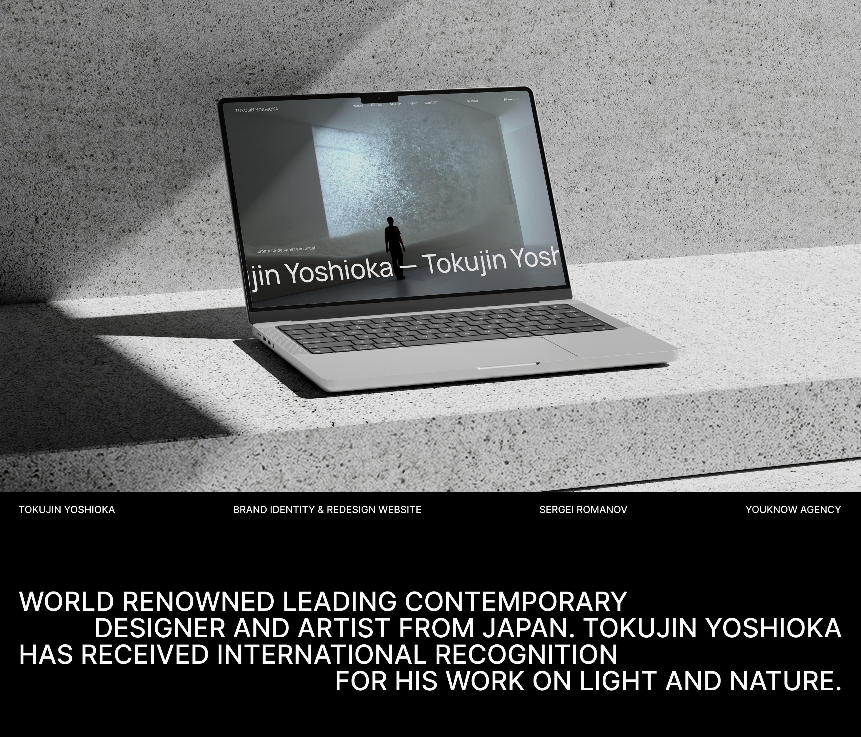 Tokujin Yoshioka | Redesign website & Brand identity — Изображение №1 — Интерфейсы, Брендинг на Dprofile