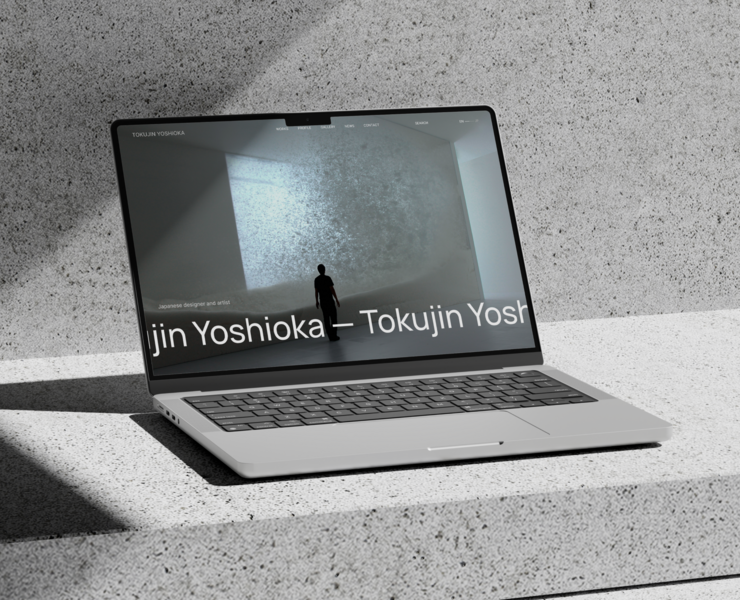 Tokujin Yoshioka | Redesign website & Brand identity — Интерфейсы, Брендинг на Dprofile