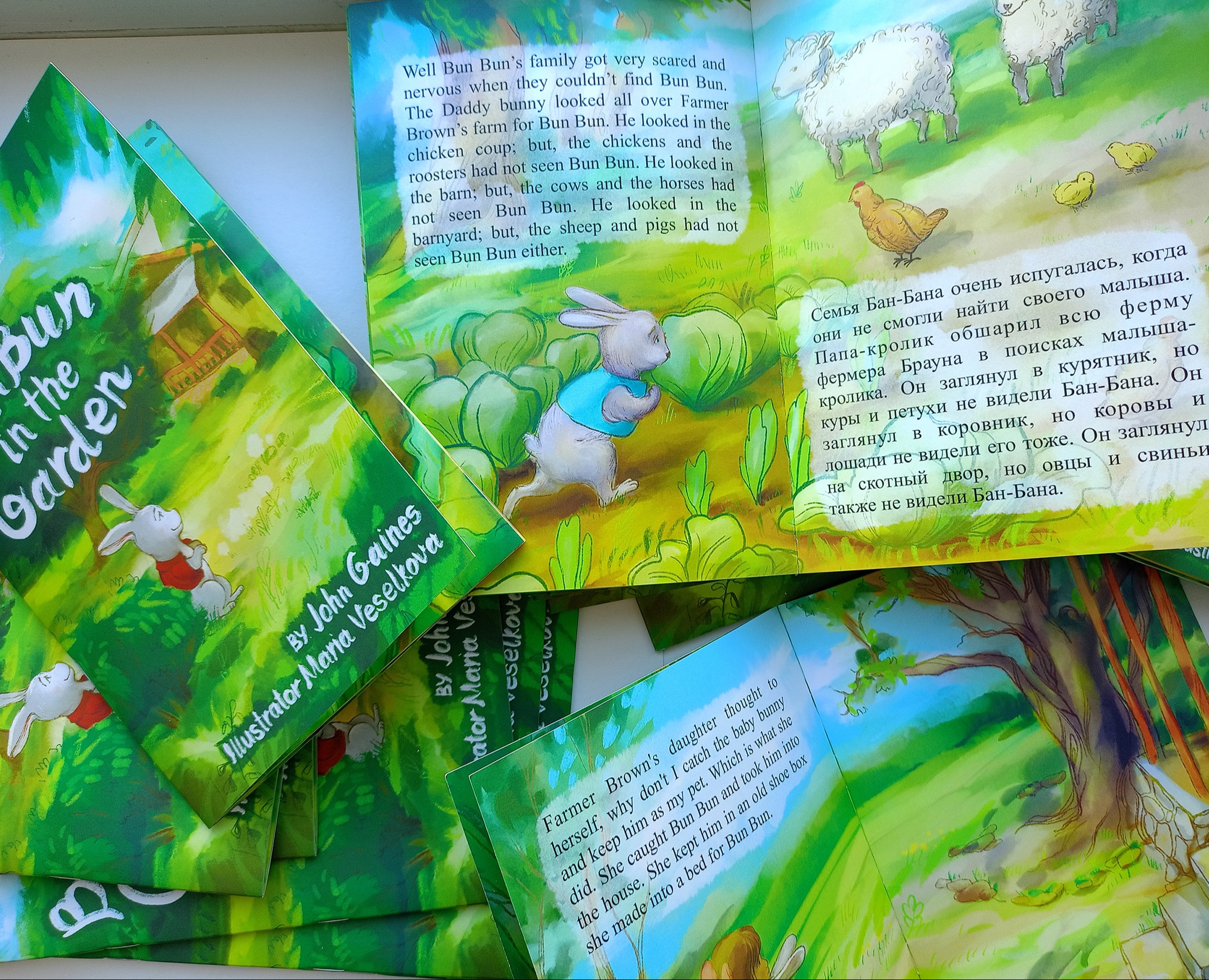Иллюстрации к детской книге "Бан-Бан в саду" — Иллюстрация, Графика на Dprofile