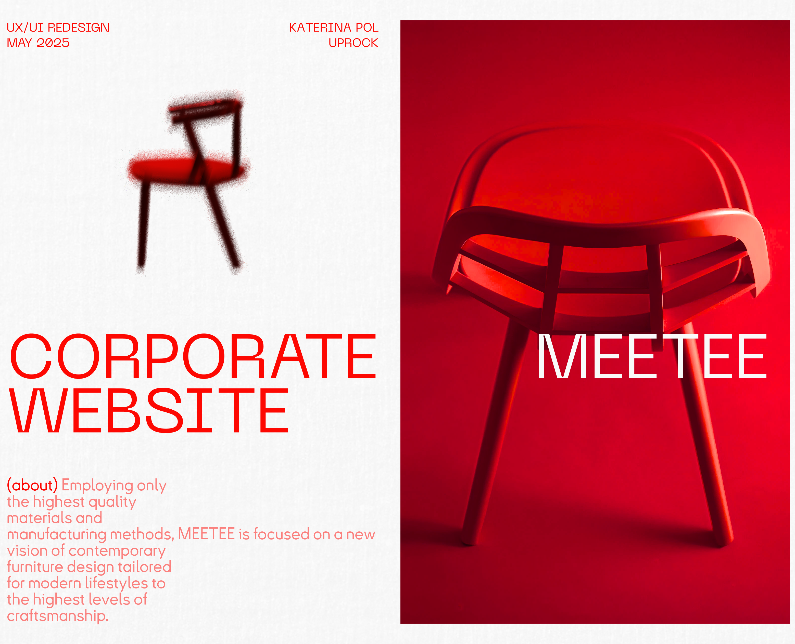 Meetee | Corporate Website — Интерфейсы, Брендинг на Dprofile