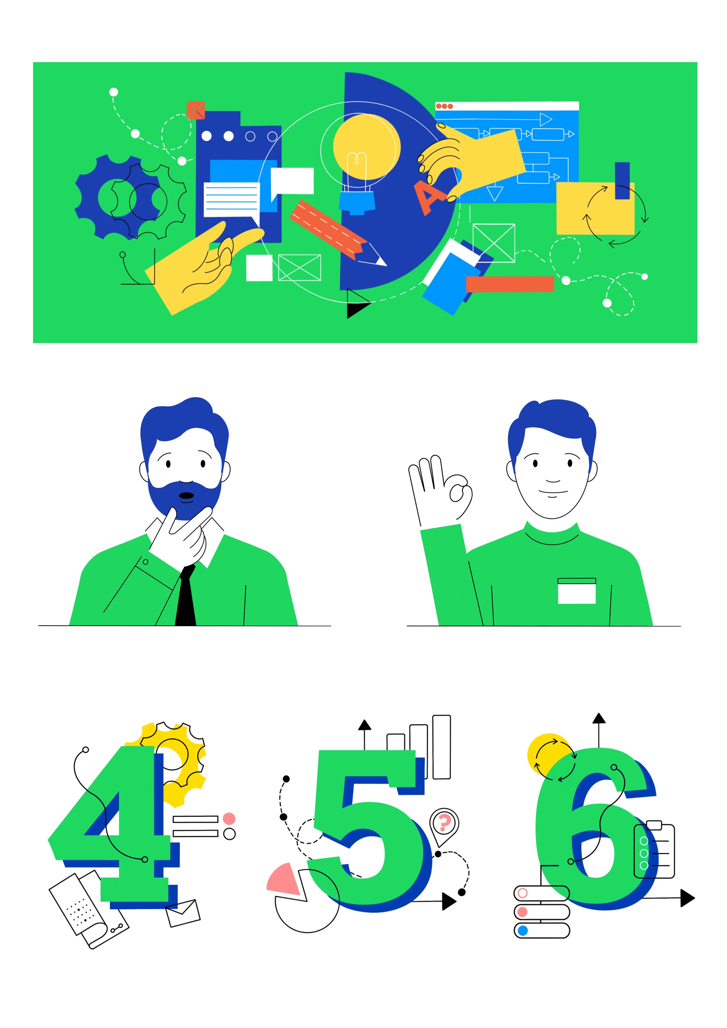 Иллюстрации для обучающего курса — Изображение №6 — Иллюстрация, Графика на Dprofile