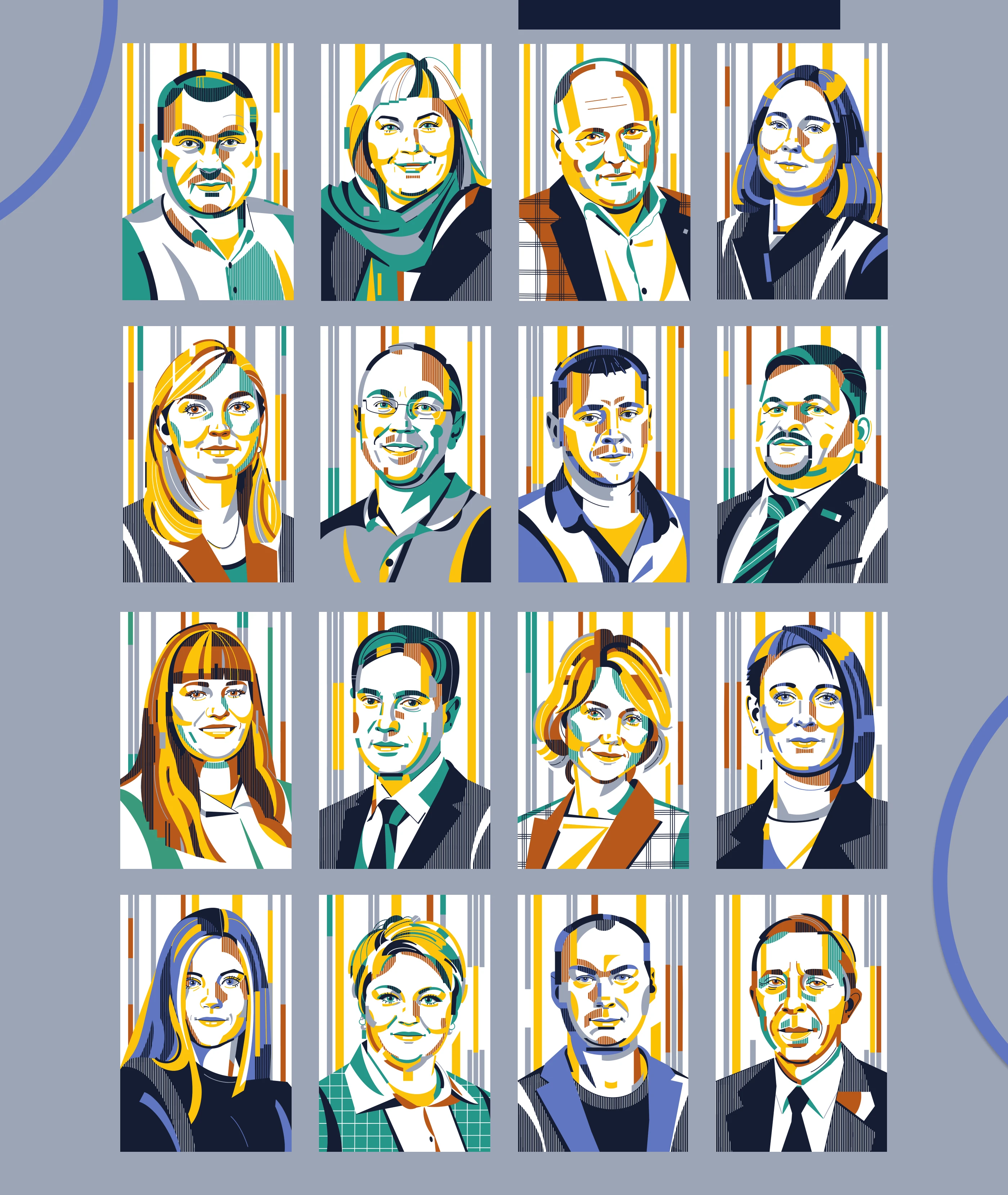 Портреты сотрудников Росатома — Изображение №4 — Иллюстрация, Графика на Dprofile