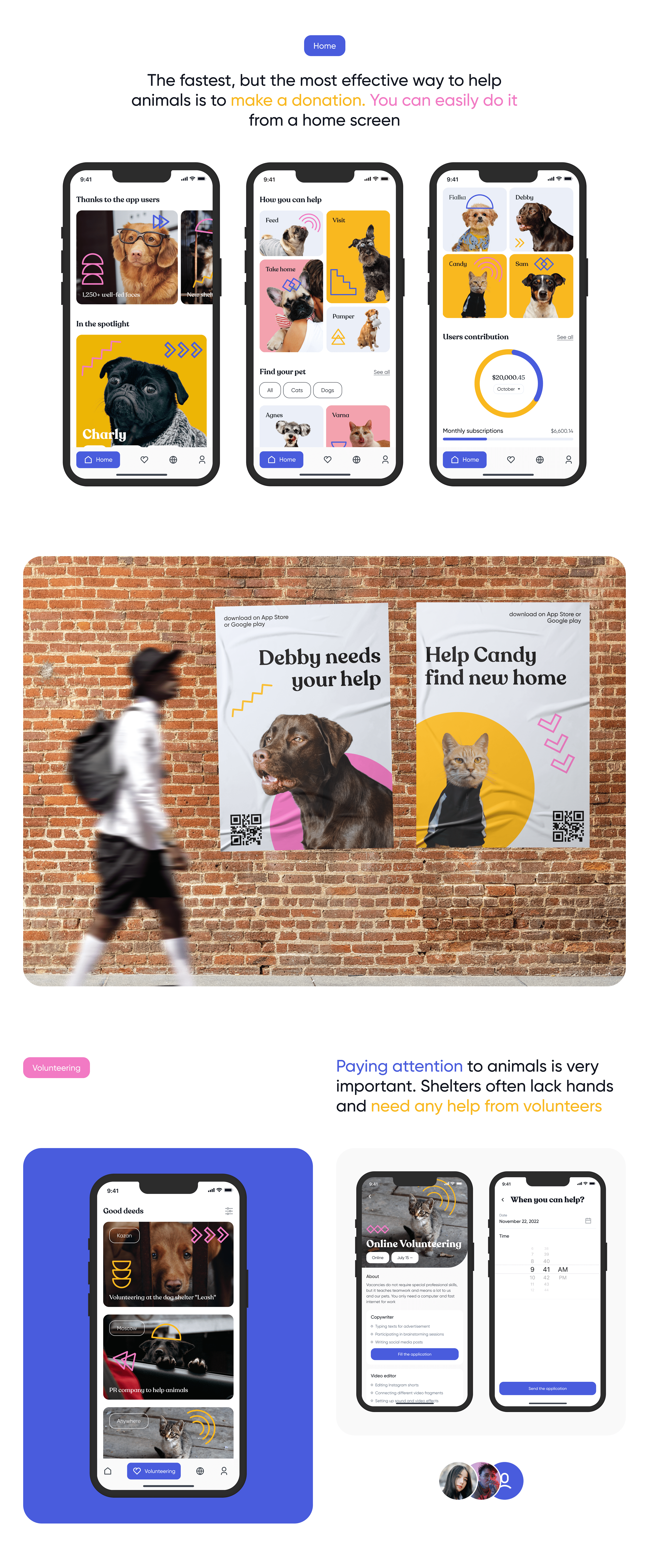 Nine Lives — Charity app concept — Изображение №5 — Интерфейсы на Dprofile
