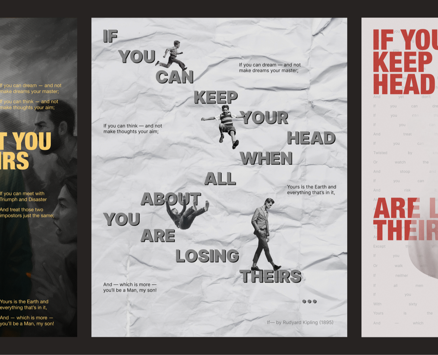 Поэзия в плакатах: композиция, цвет, метафора — Иллюстрация, Графика на Dprofile