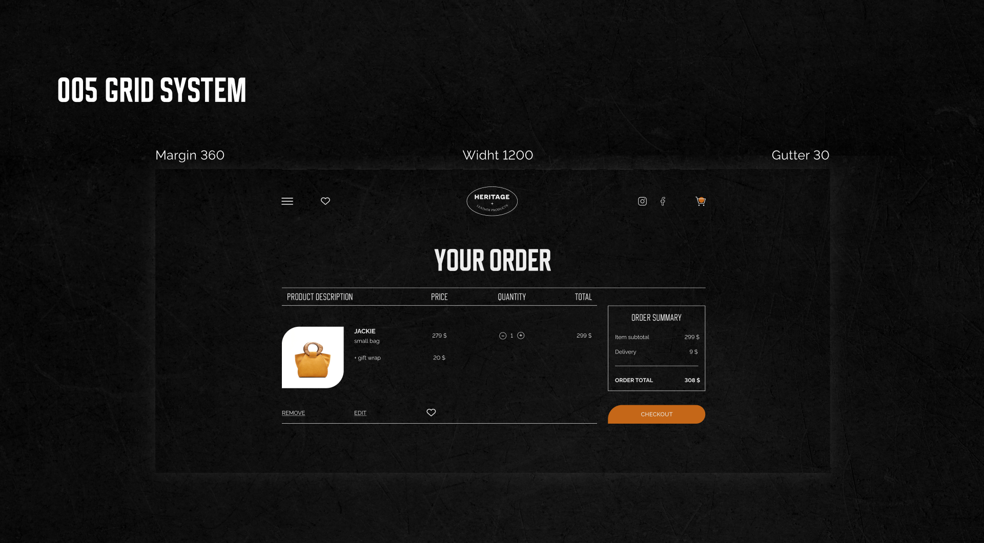 Магазин кожаных изделий |E-commerce — Изображение №12 — Интерфейсы на Dprofile
