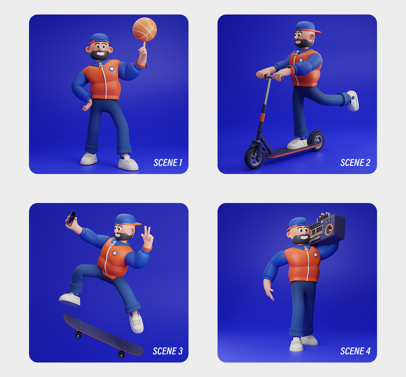 3d Character & Icons Illustrations — Изображение №3 — Иллюстрация, 3D на Dprofile