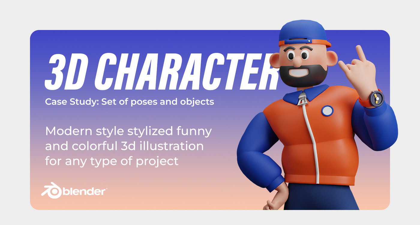 3d Character & Icons Illustrations — Изображение №1 — Иллюстрация, 3D на Dprofile