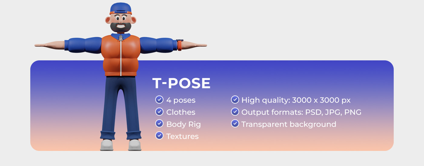 3d Character & Icons Illustrations — Изображение №2 — Иллюстрация, 3D на Dprofile