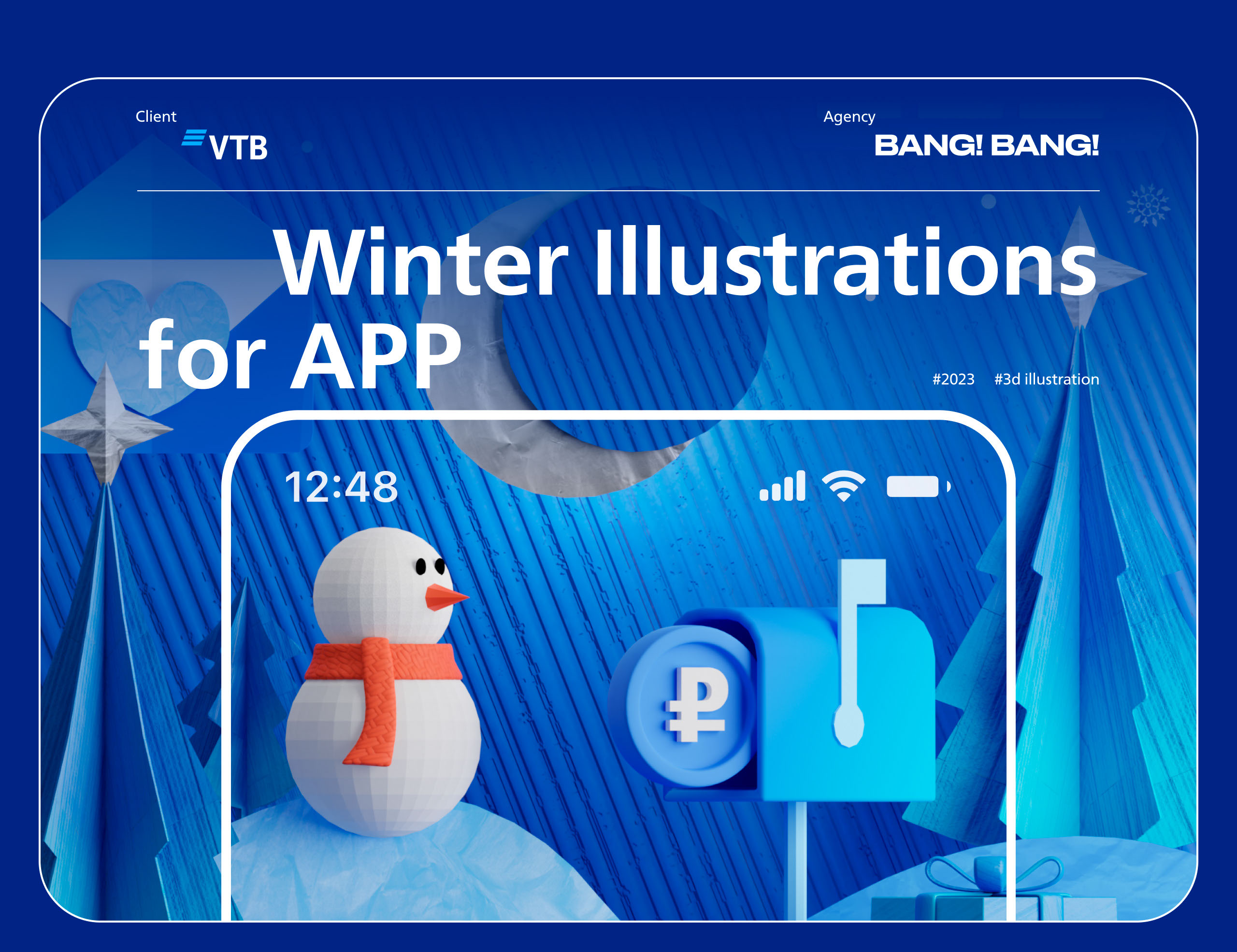 Winter 3d Illustrations & Icons for App — Изображение №1 — Иллюстрация на Dprofile