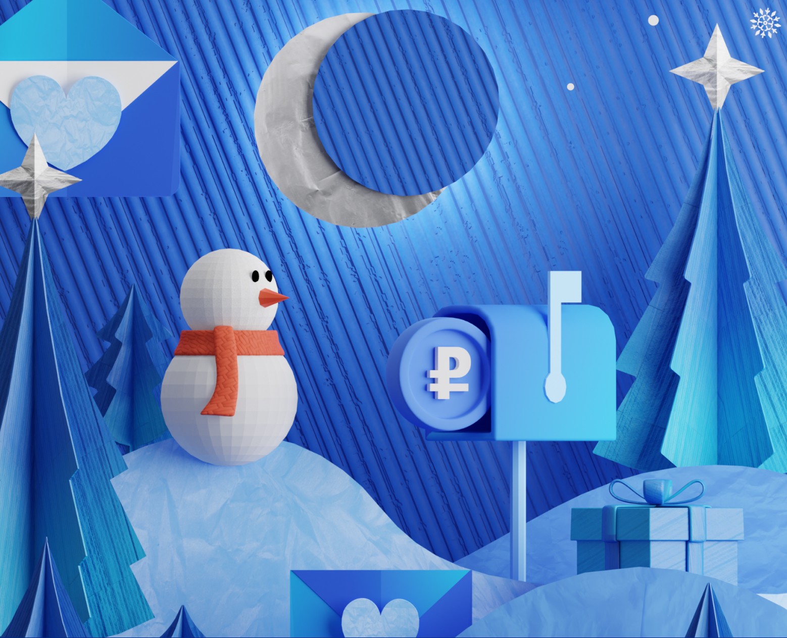 Winter 3d Illustrations & Icons for App — Иллюстрация на Dprofile