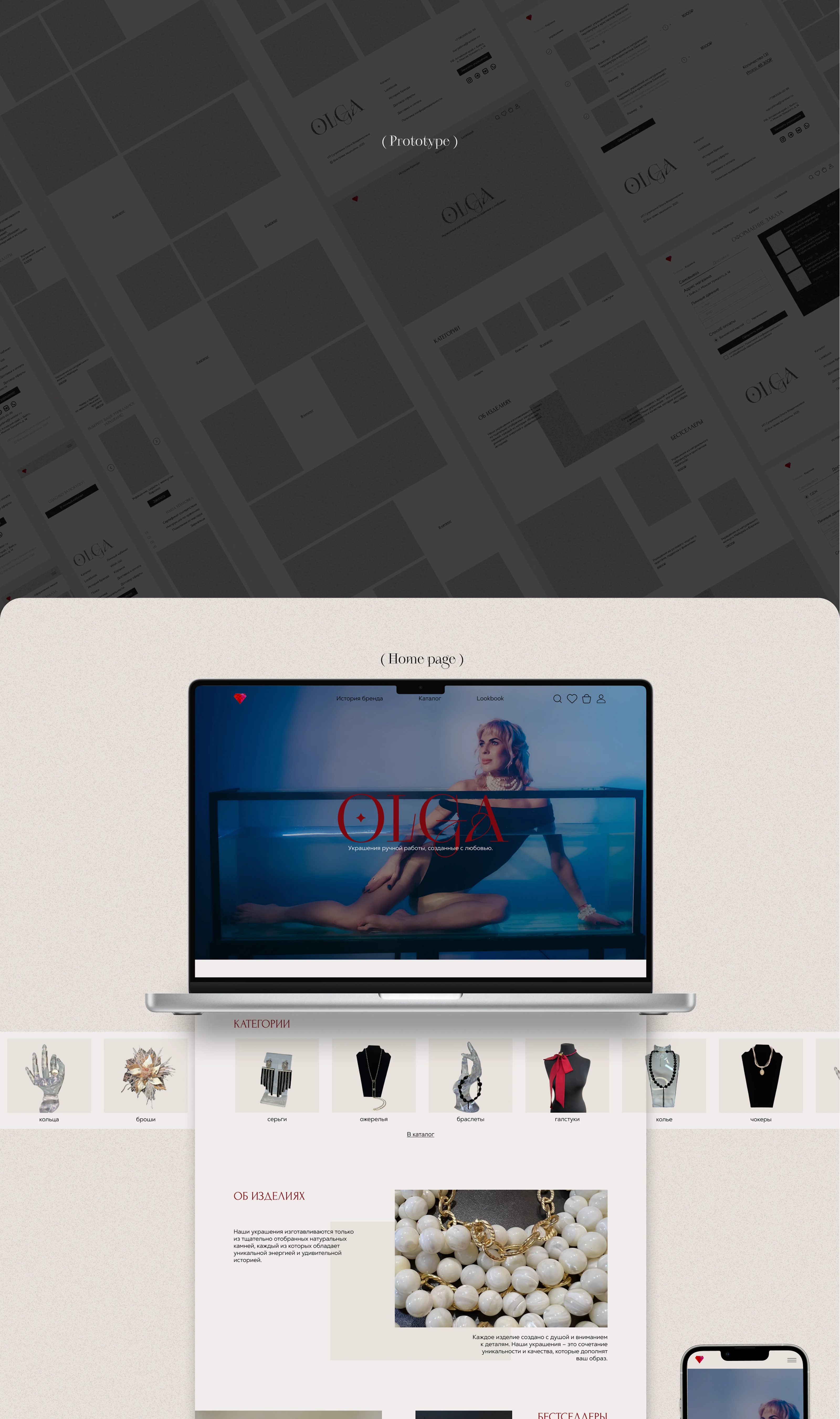 E-Commerce / Jewelry / Интернет-магазин украшений — Изображение №3 — Интерфейсы, Брендинг на Dprofile