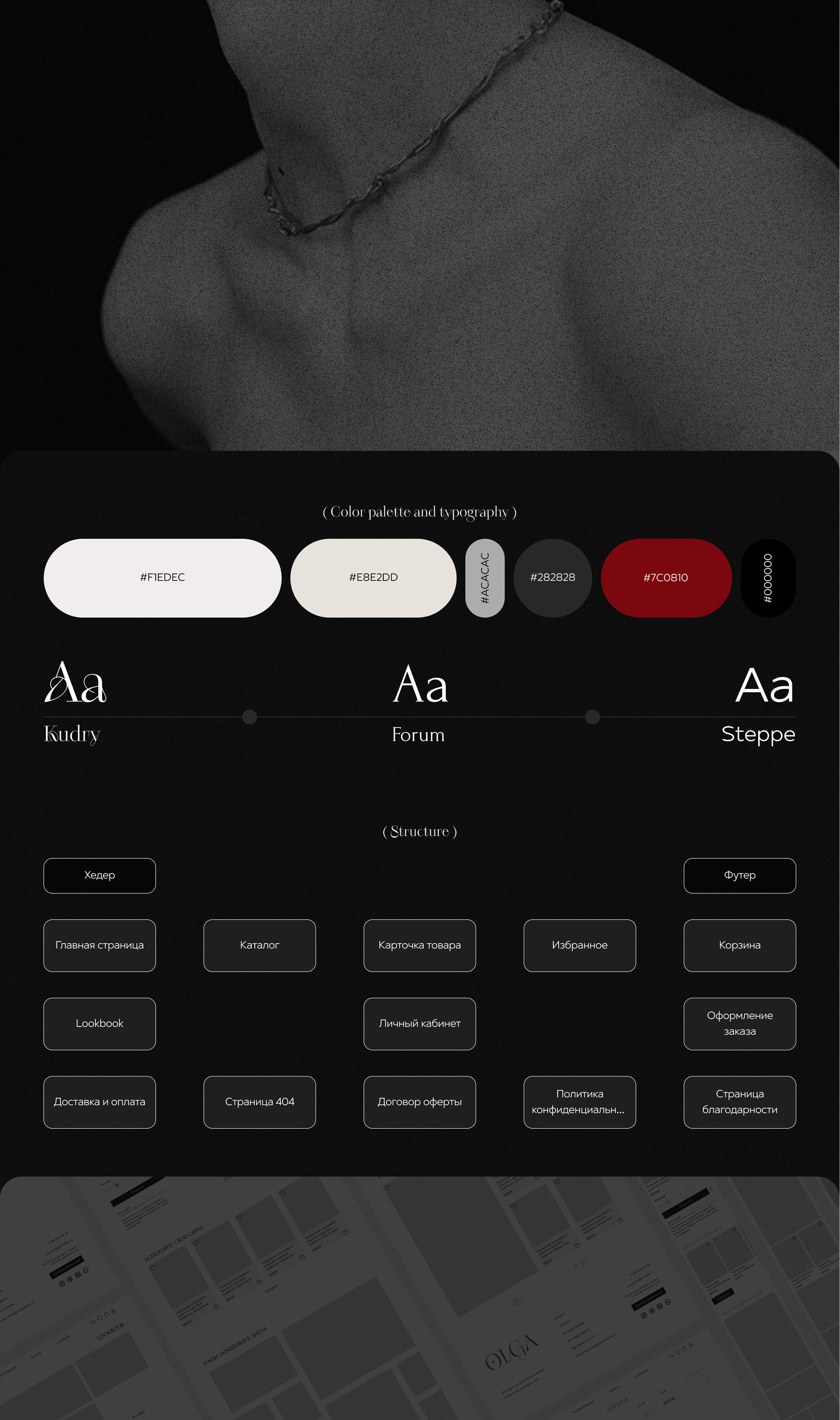 E-Commerce / Jewelry / Интернет-магазин украшений — Изображение №2 — Интерфейсы, Брендинг на Dprofile