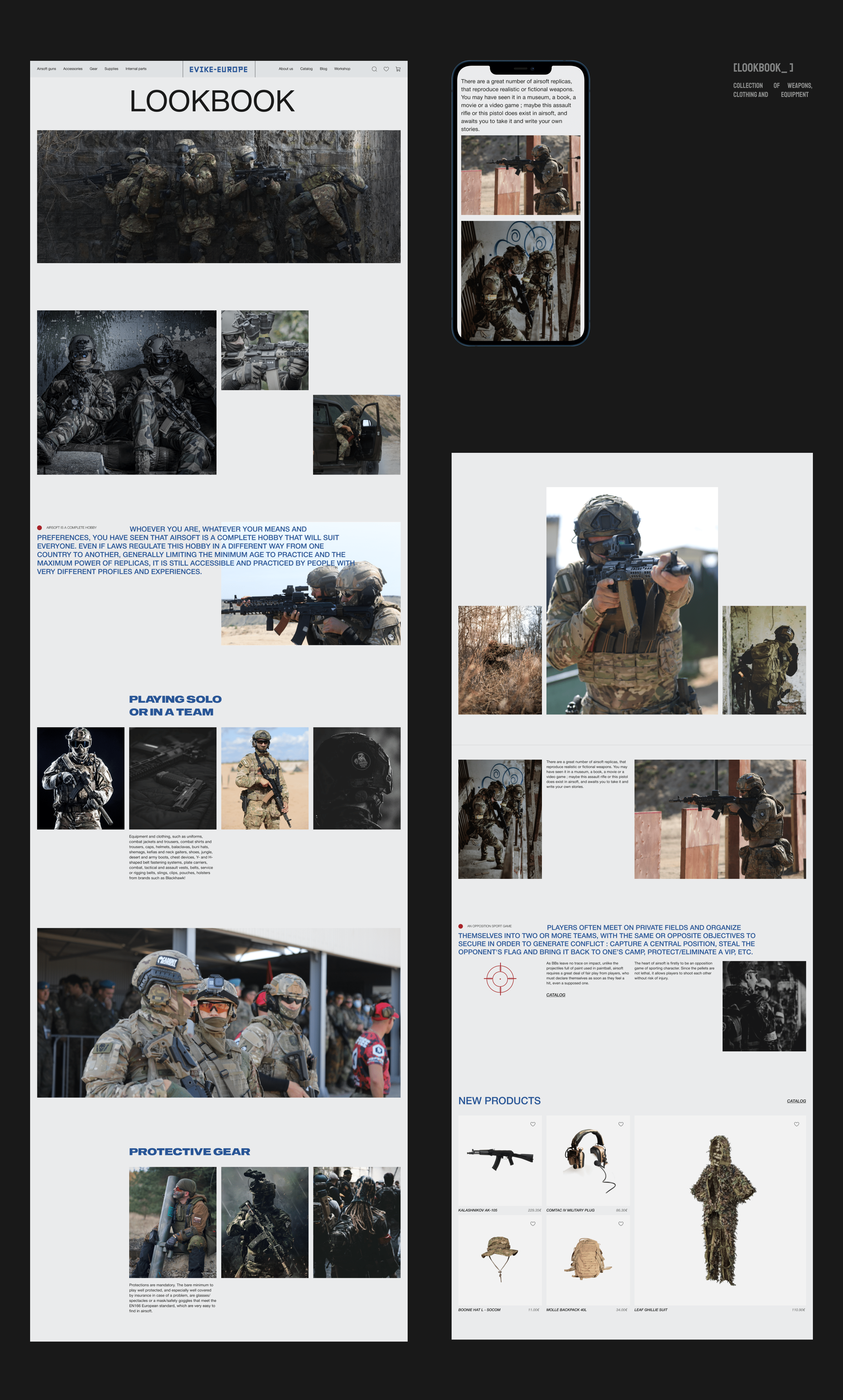 Evike-Europe | E-commerce | Airsoft — Изображение №12 — Интерфейсы на Dprofile