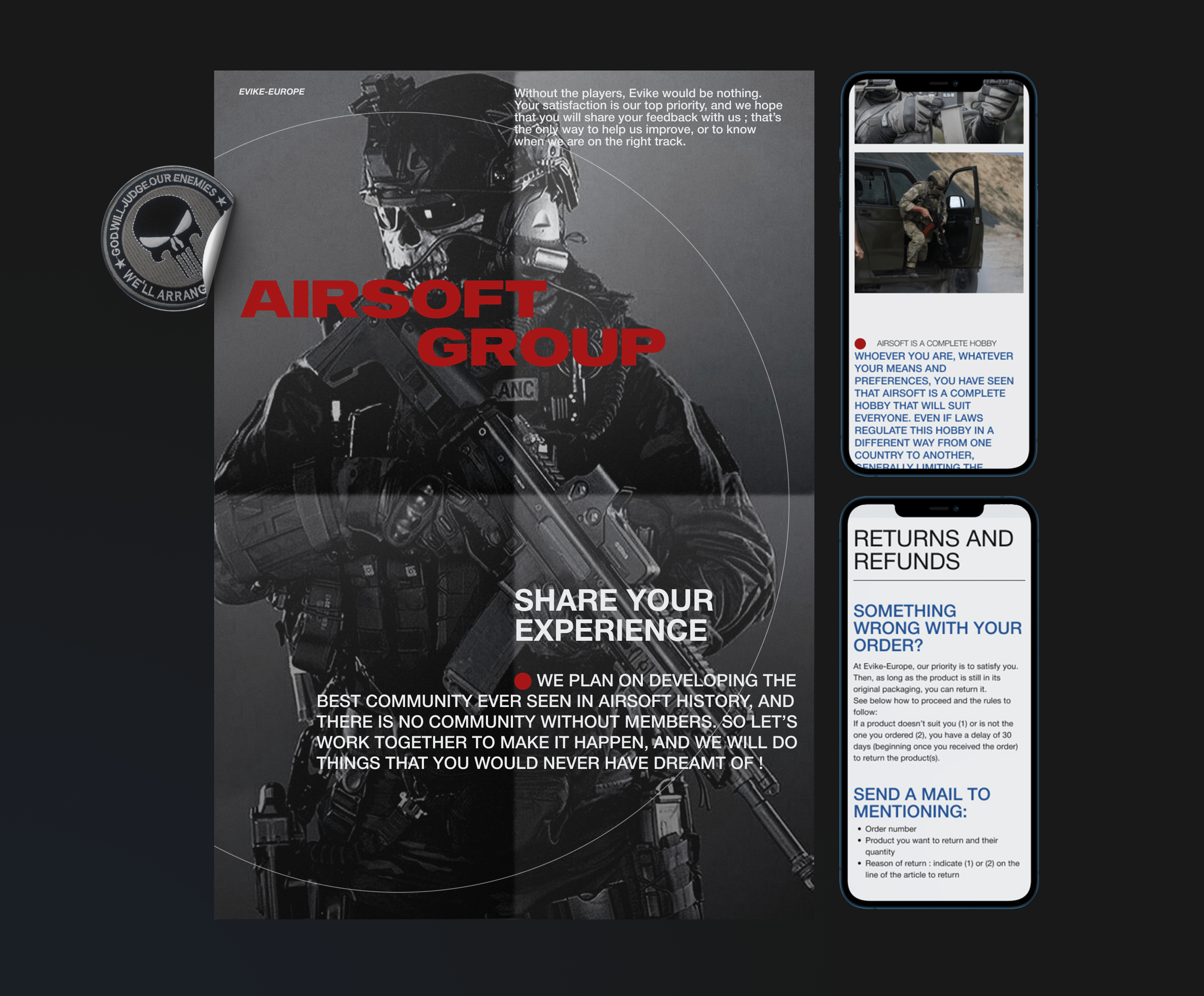 Evike-Europe | E-commerce | Airsoft — Изображение №7 — Интерфейсы на Dprofile