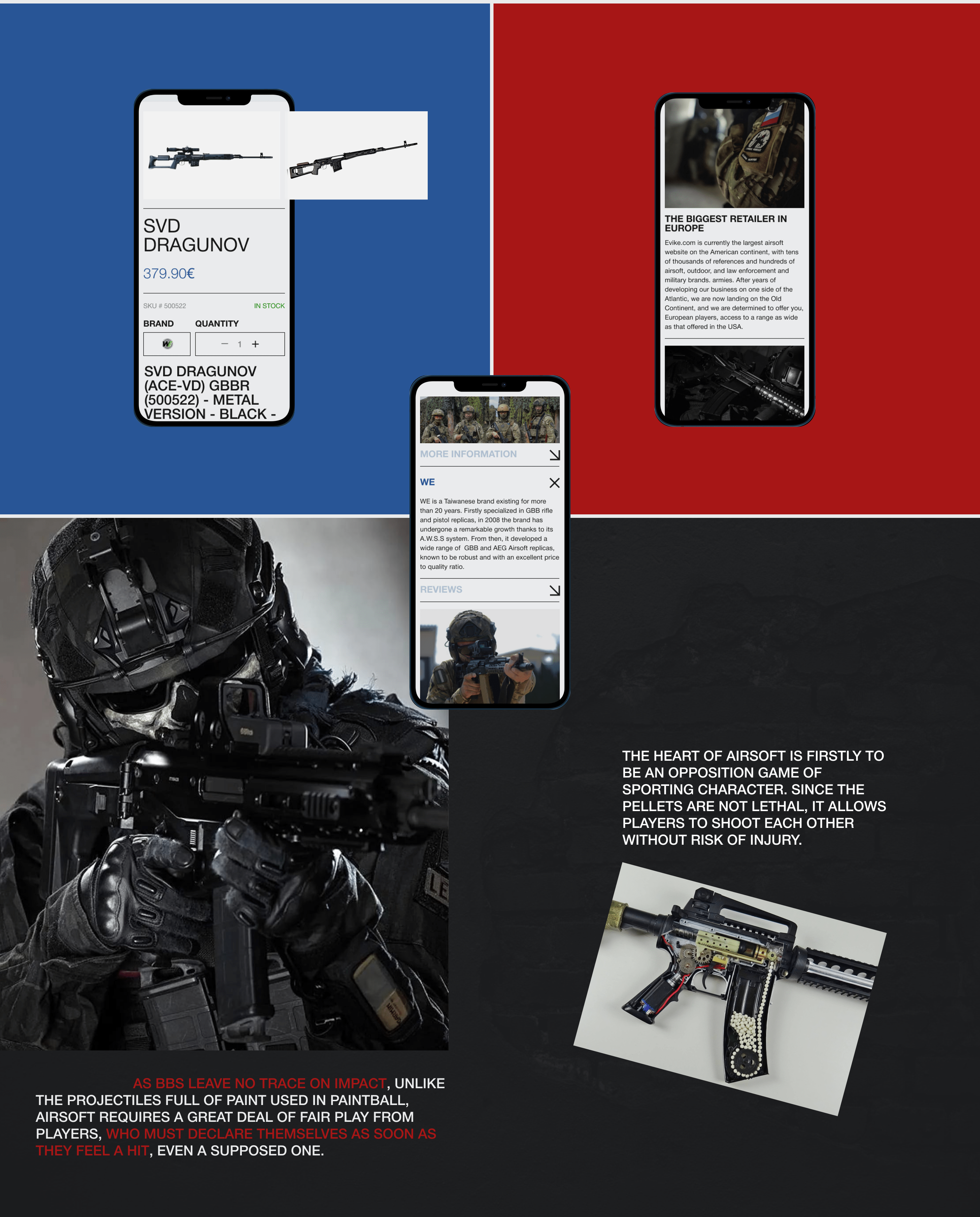 Evike-Europe | E-commerce | Airsoft — Изображение №8 — Интерфейсы на Dprofile