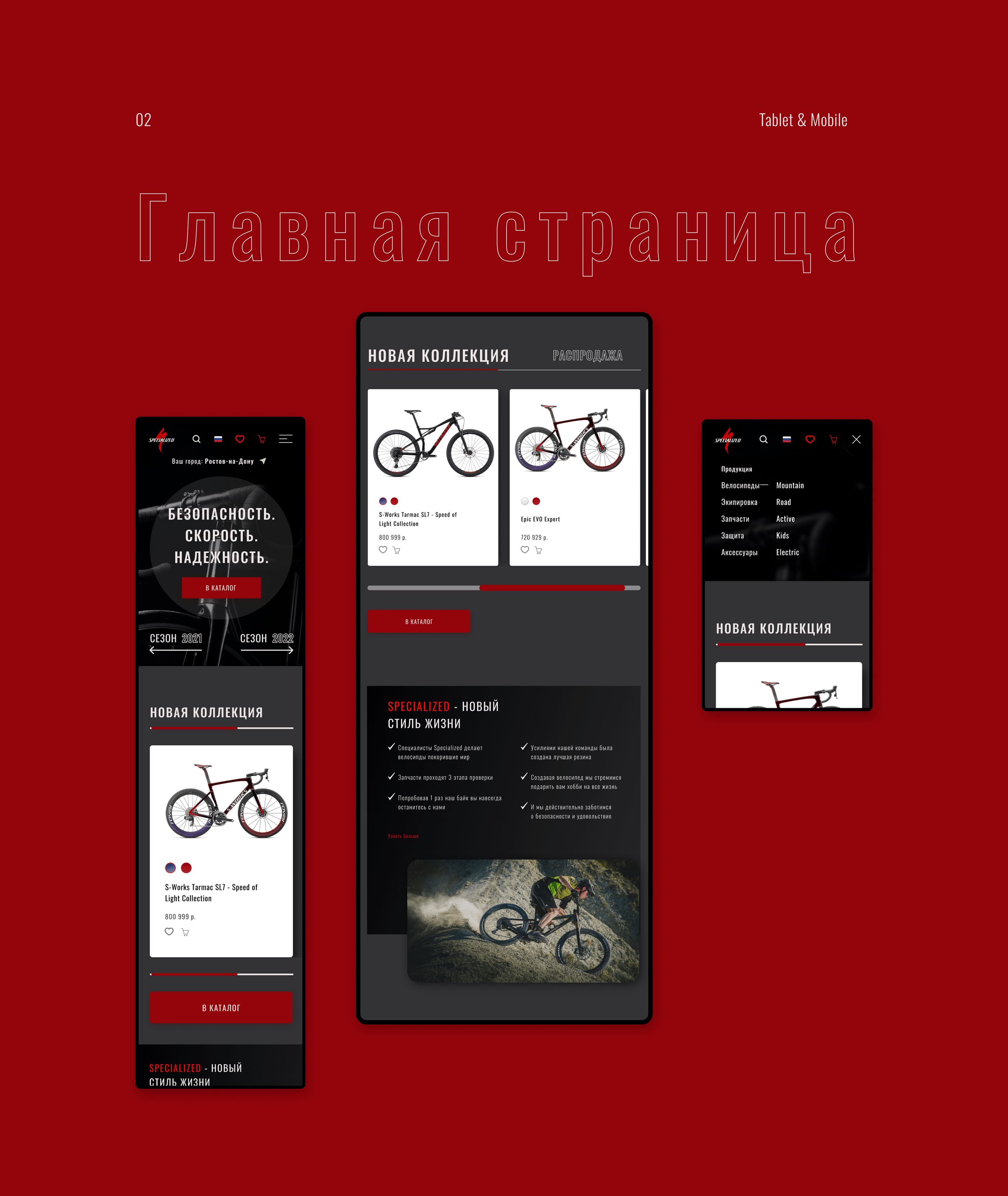 E-commerce Specialized — Изображение №3 — Интерфейсы, Брендинг, Графика на Dprofile