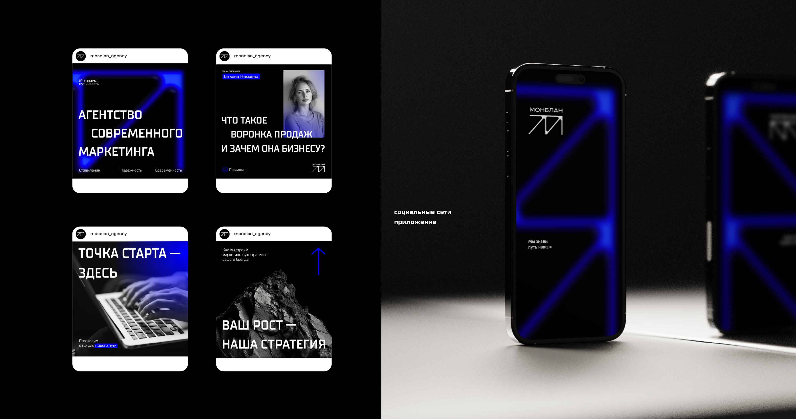 Monblan | Marketing agency — Изображение №10 — Брендинг, Маркетинг на Dprofile