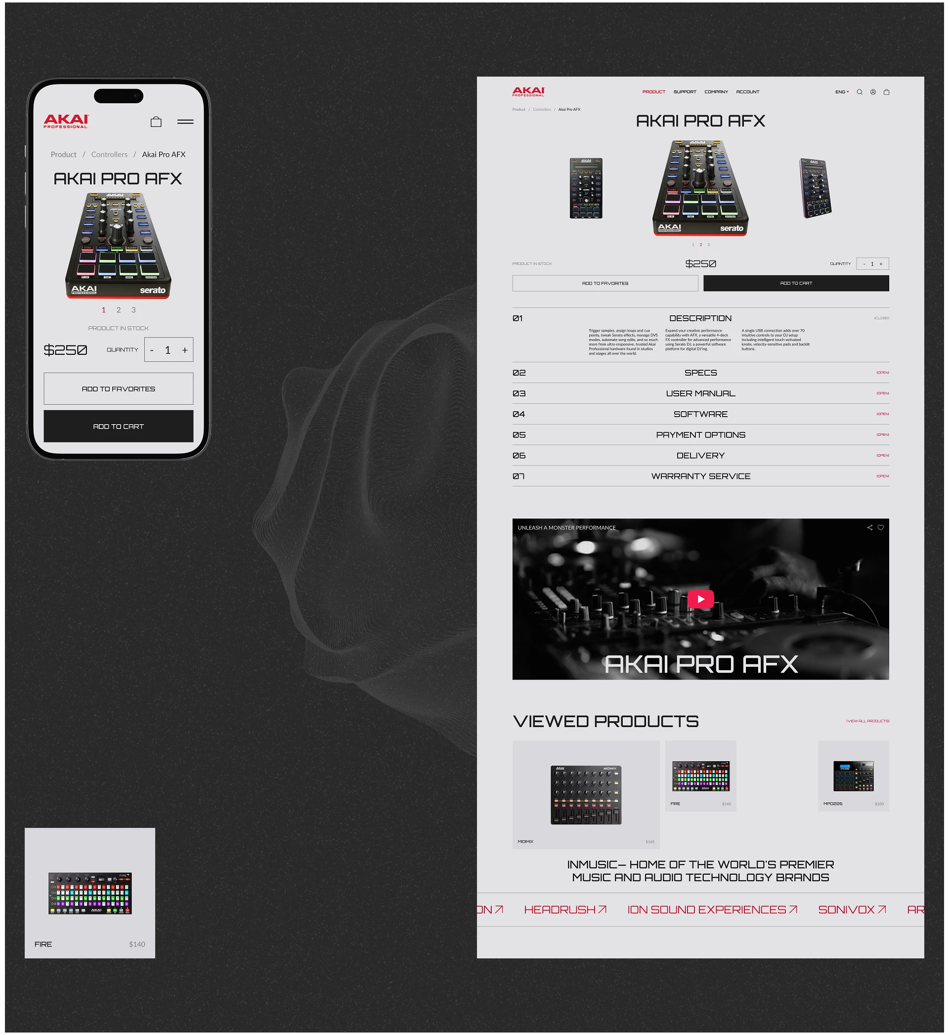 E-commerce — Akai Professional — Изображение №7 — Интерфейсы на Dprofile