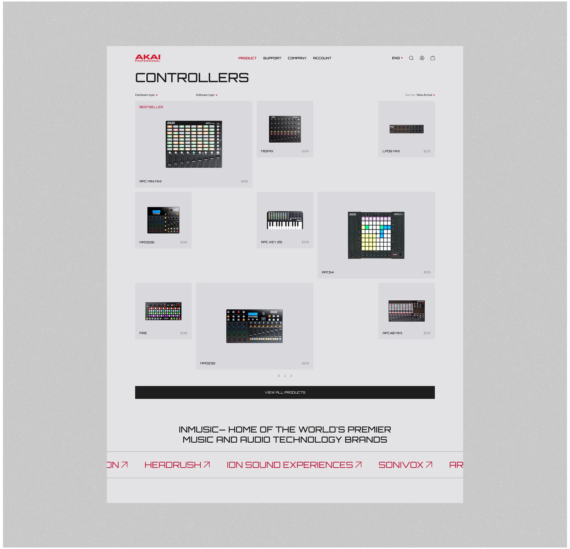 E-commerce — Akai Professional — Изображение №5 — Интерфейсы на Dprofile