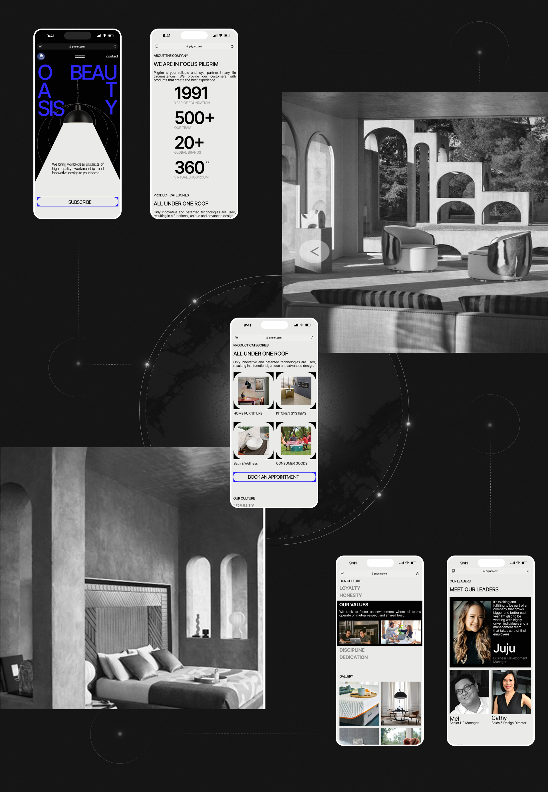 Итальянская мебельная компания "Пилигрим". Учебный проект — Изображение №4 — Интерфейсы на Dprofile