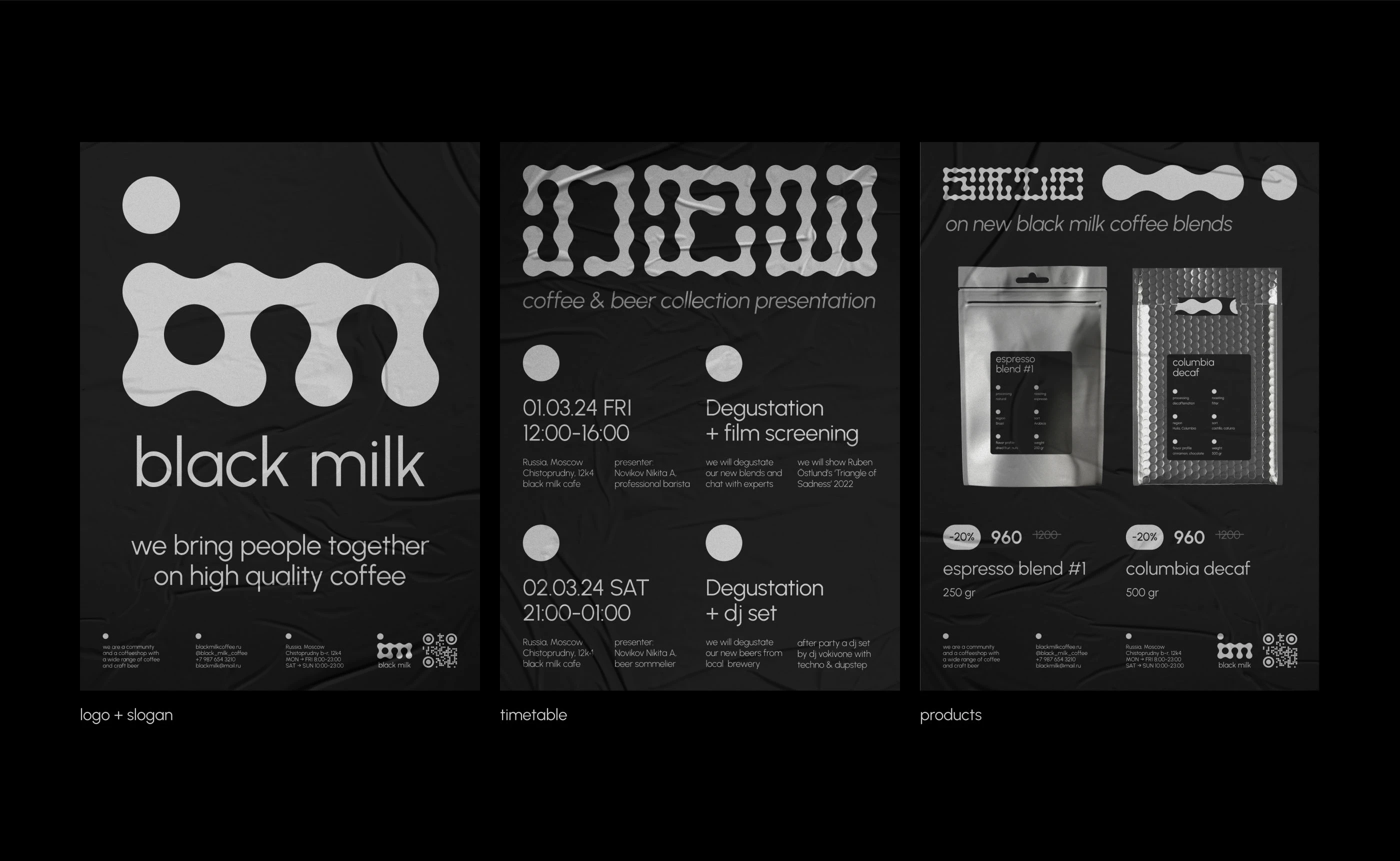 black milk – ребрендинг кофейни — Изображение №6 — Брендинг на Dprofile