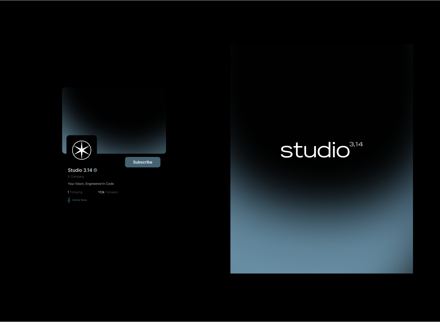 Studio 3,14 | Branding, UX/UI — Изображение №9 — Интерфейсы, Брендинг на Dprofile
