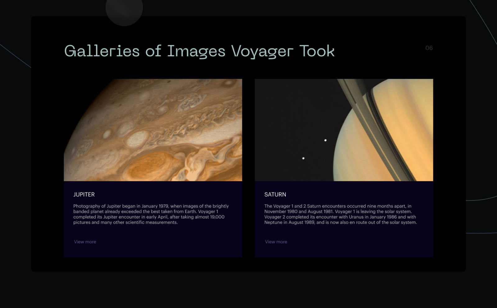 VOYAGER MISSION — Изображение №8 — Интерфейсы, Иллюстрация на Dprofile