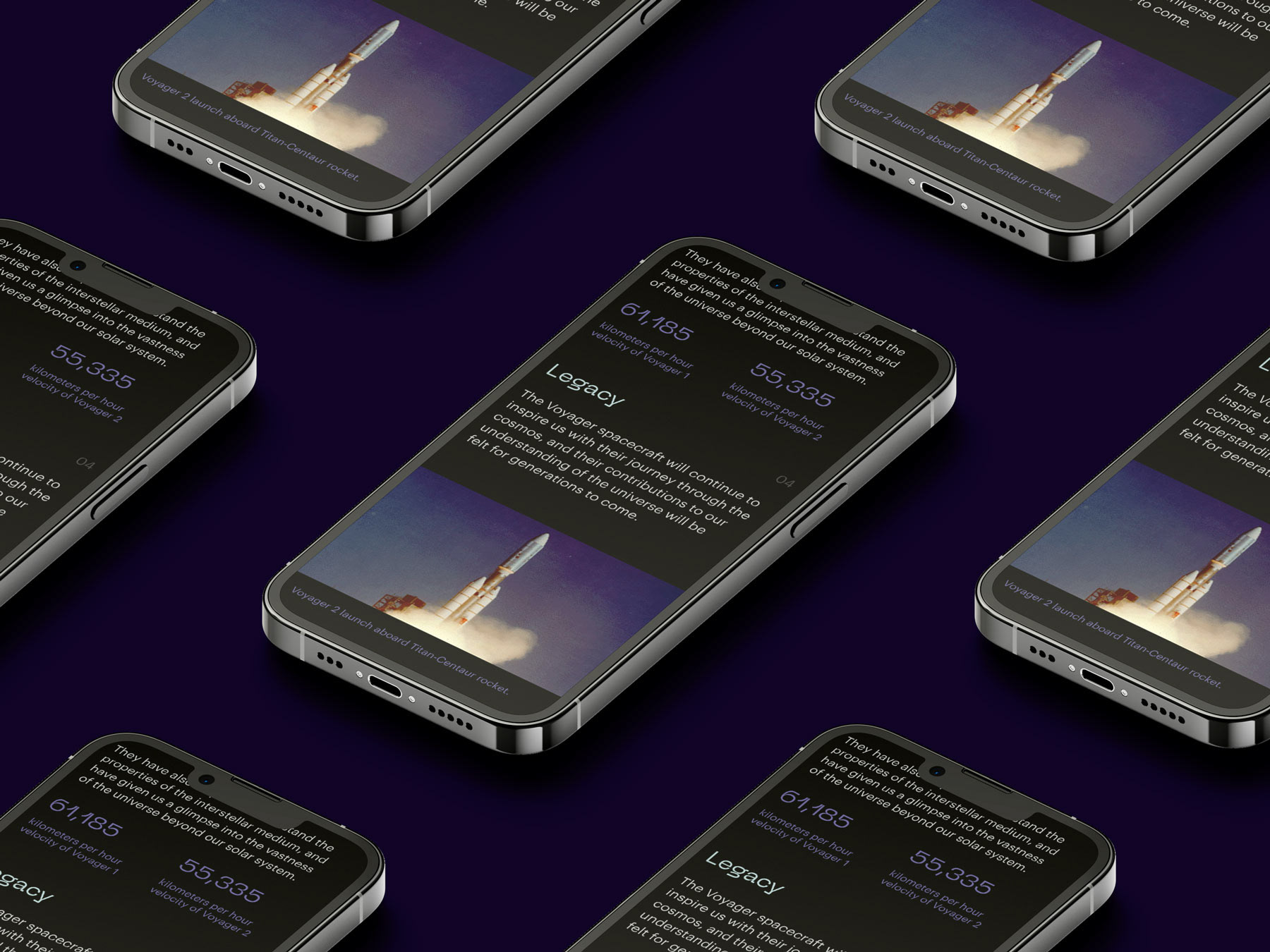 VOYAGER MISSION — Изображение №9 — Интерфейсы, Иллюстрация на Dprofile