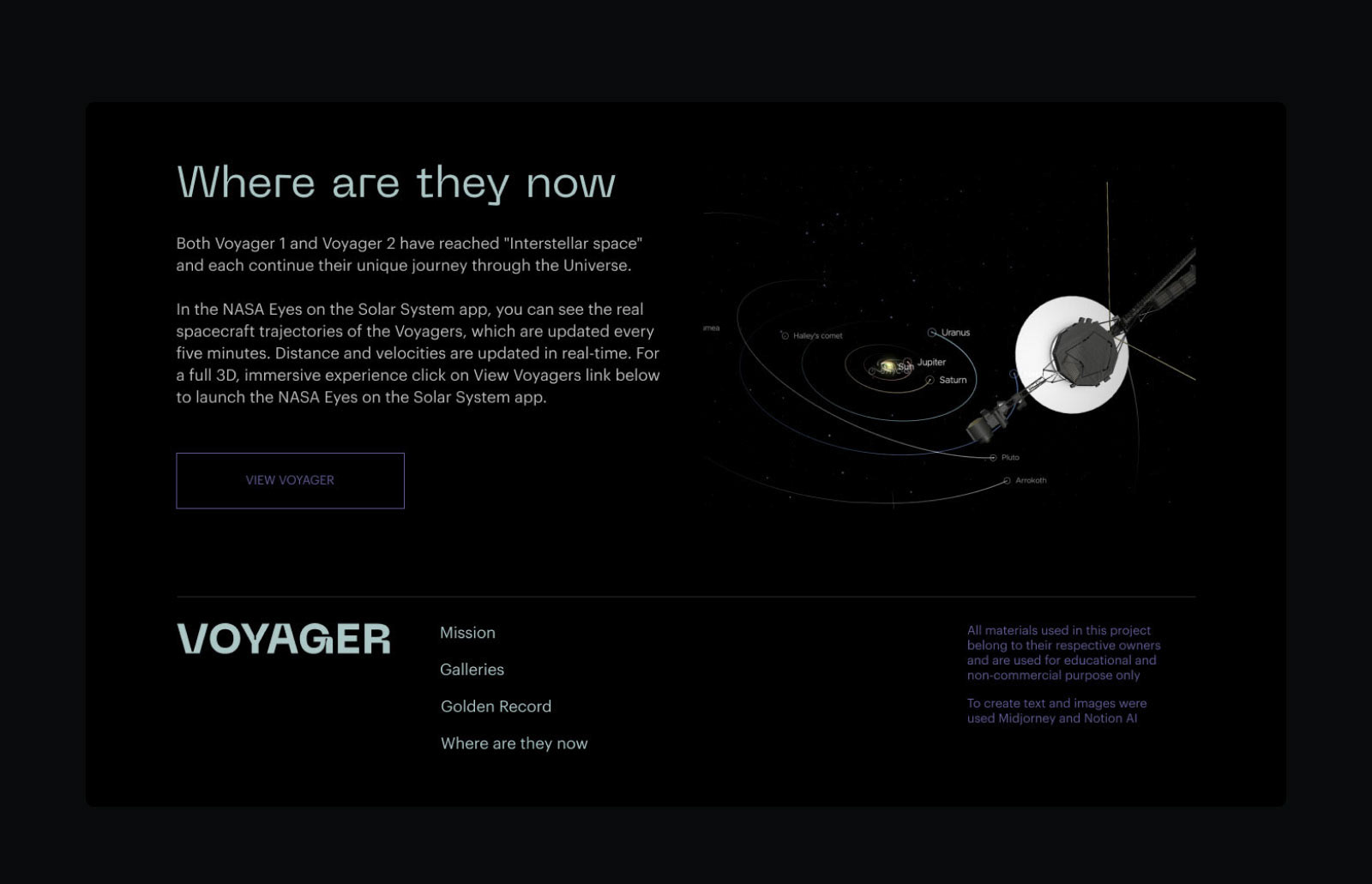 VOYAGER MISSION — Изображение №10 — Интерфейсы, Иллюстрация на Dprofile