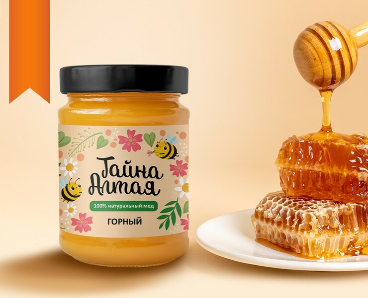 Лого и упаковка для меда | Logo, packing for honey — Брендинг, Графика на Dprofile