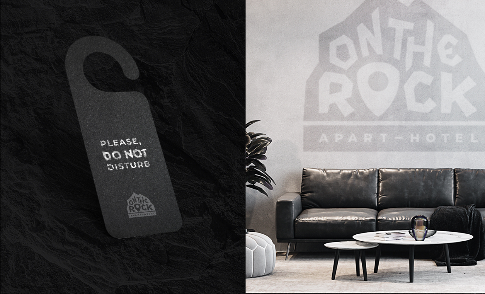 Логотип для апарт-отеля ON THE ROCK — Изображение №12 — Брендинг, Маркетинг на Dprofile