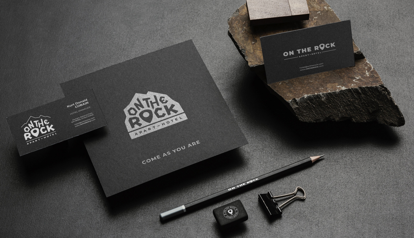 Логотип для апарт-отеля ON THE ROCK — Изображение №11 — Брендинг, Маркетинг на Dprofile