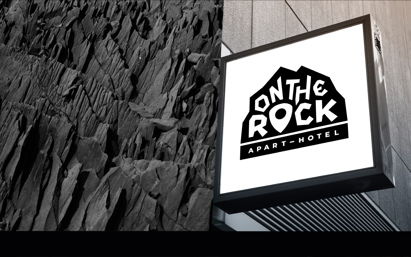 Логотип для апарт-отеля ON THE ROCK — Изображение №15 — Брендинг, Маркетинг на Dprofile