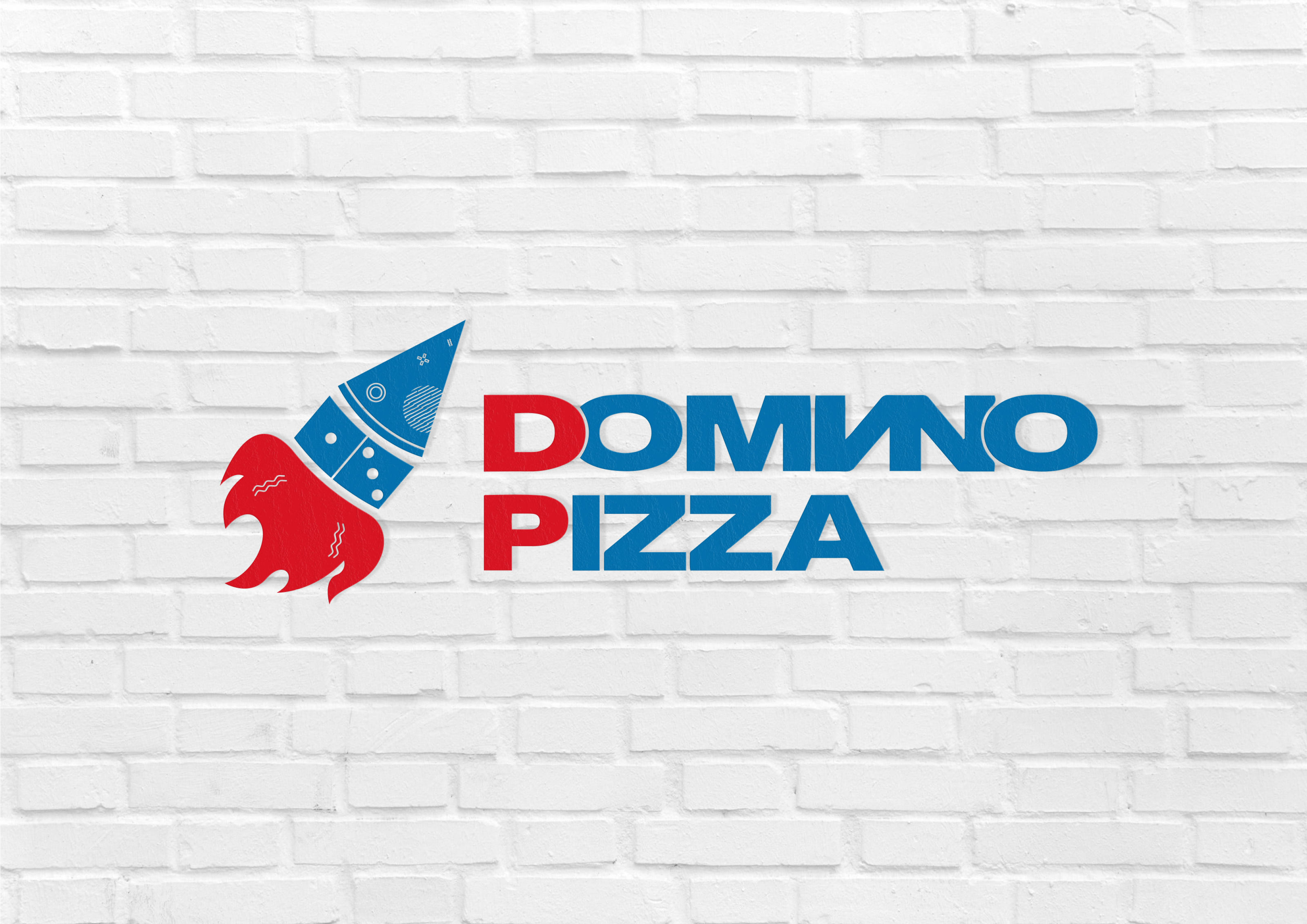 Логотип пиццерии Domino Pizza ФИРМЕННЫЙ СТИЛЬ ДОСТАВКИ — Изображение №9 — Брендинг на Dprofile
