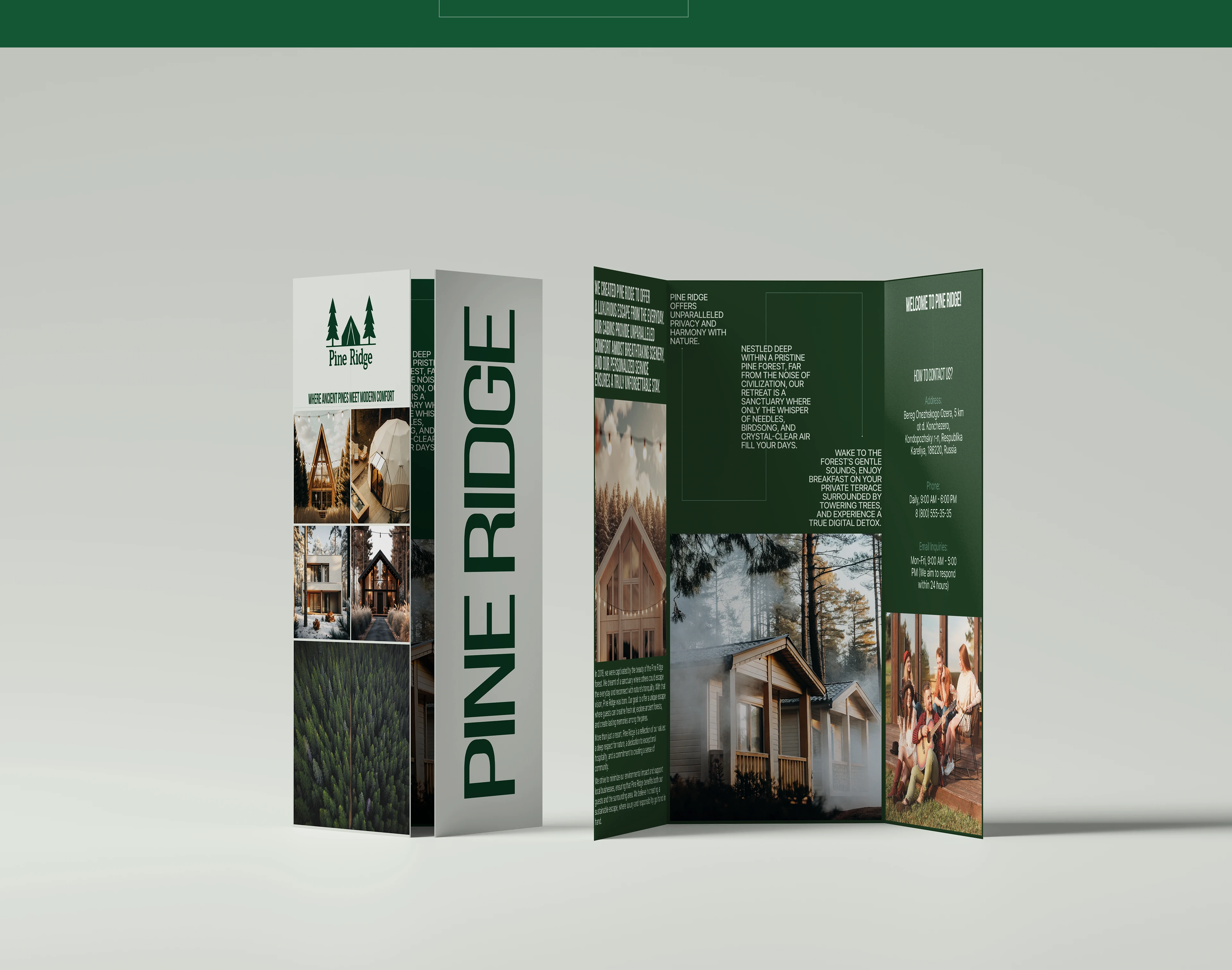 Pine Ridge (корпоративный сайт базы отдыха) — Изображение №12 — Интерфейсы на Dprofile