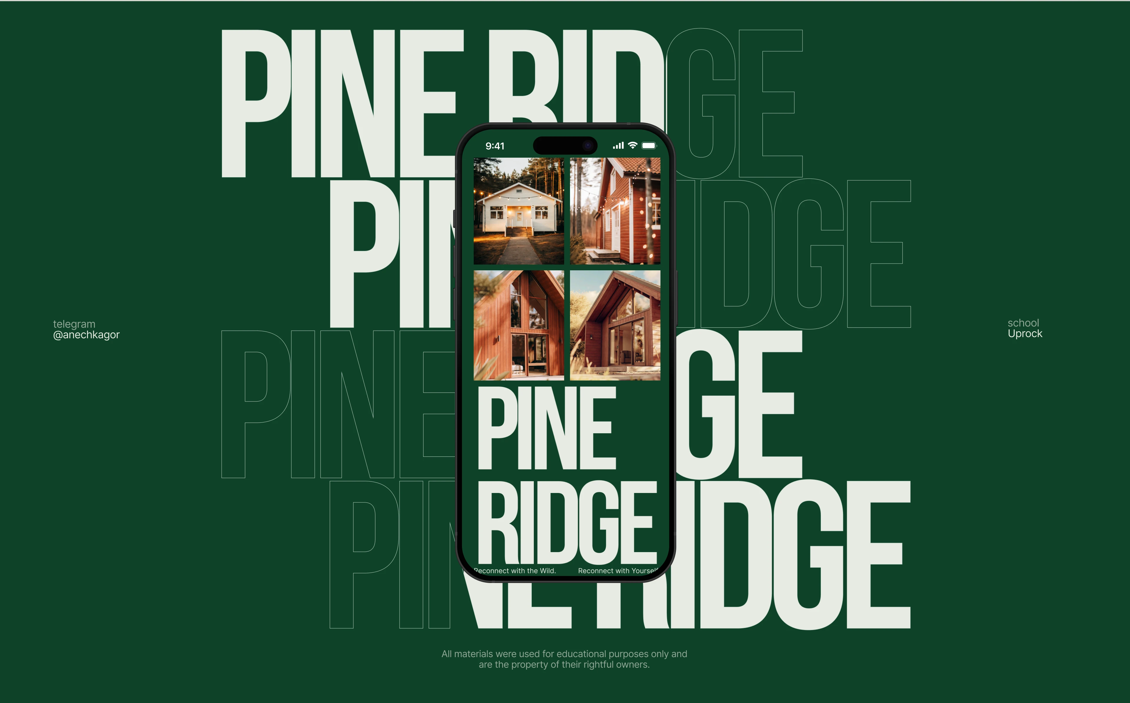 Pine Ridge (корпоративный сайт базы отдыха) — Изображение №13 — Интерфейсы на Dprofile