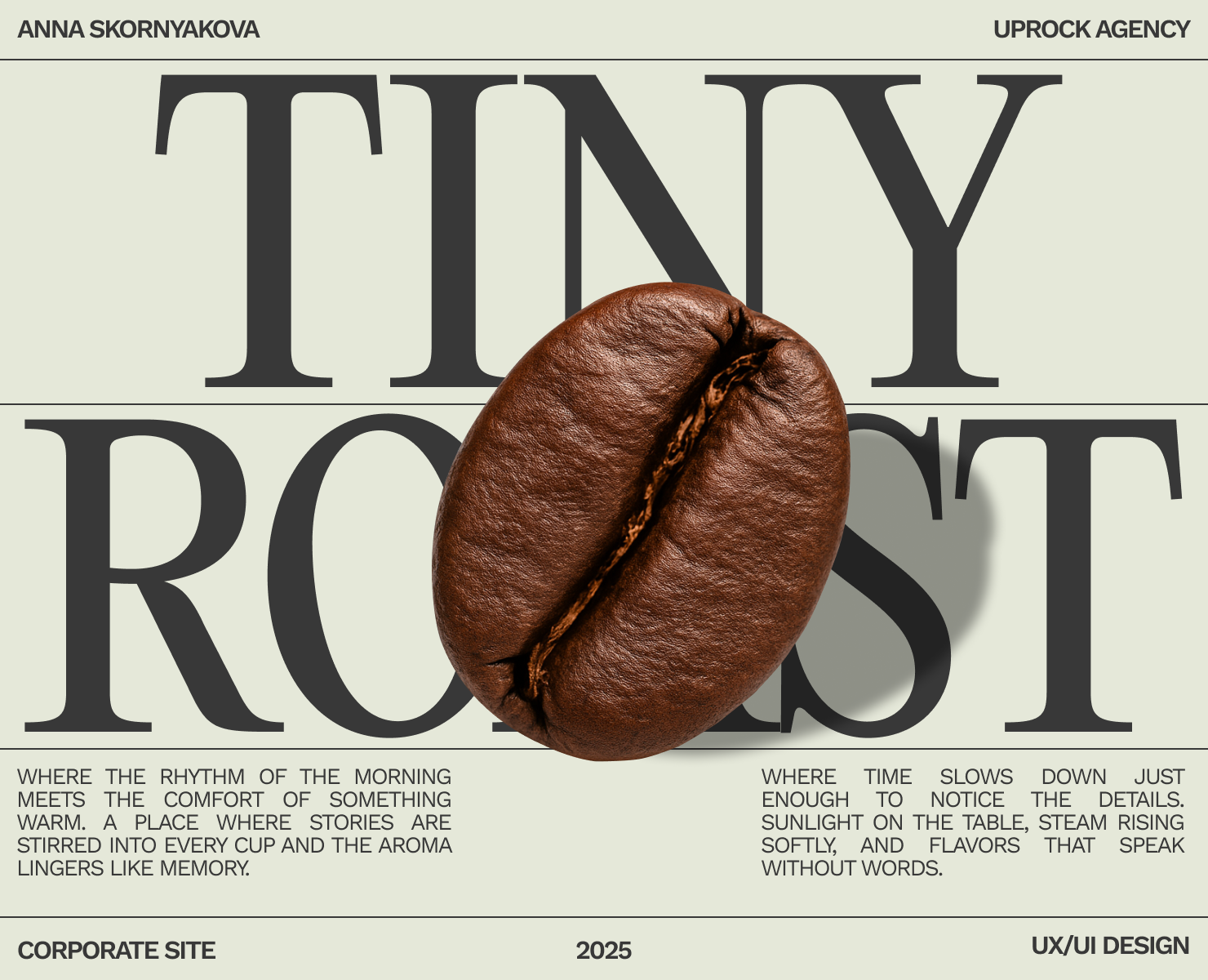 Corporate website Tiny Roast — Интерфейсы, Брендинг на Dprofile