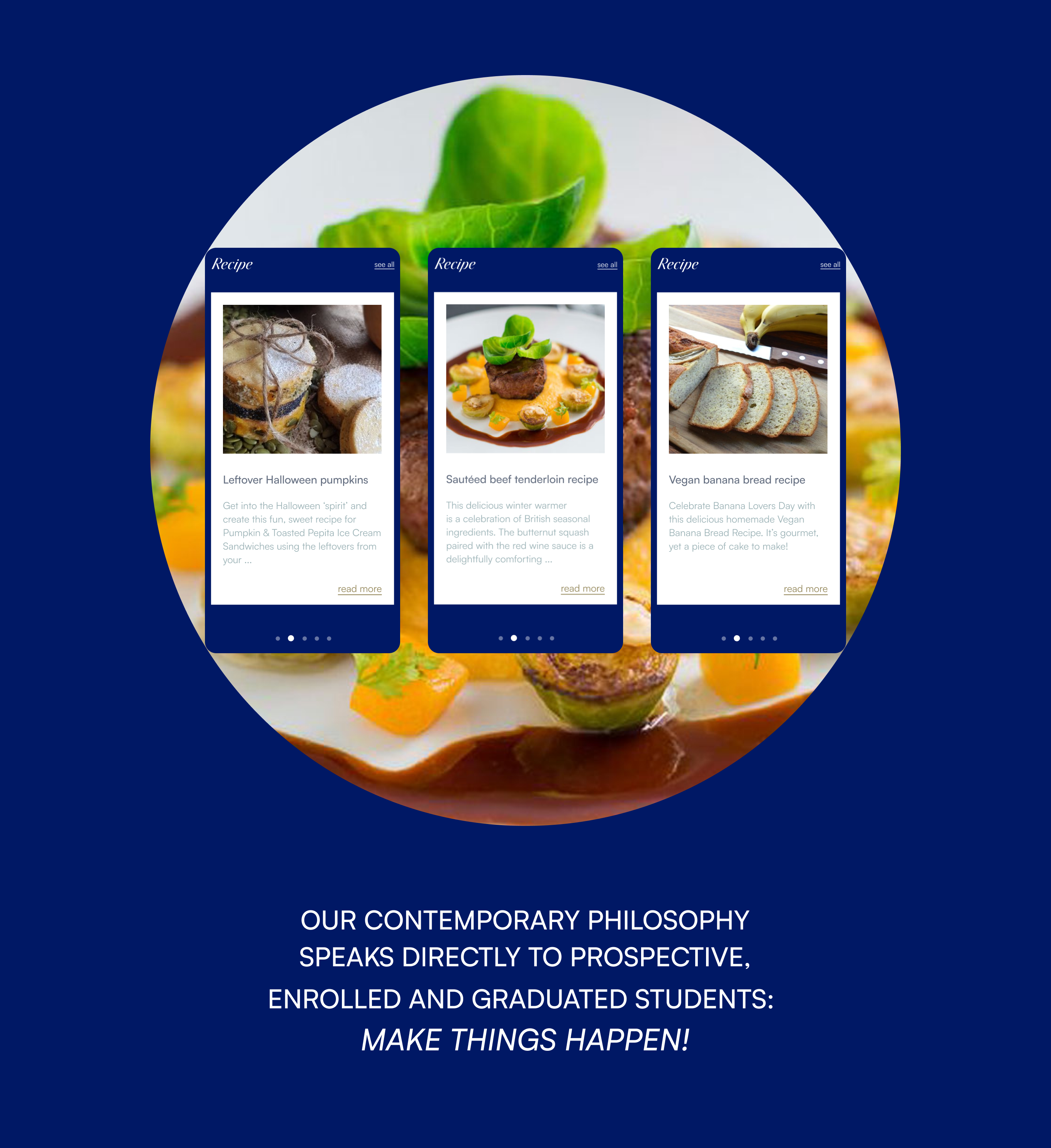 Le Cordon Bleu — Изображение №4 — Брендинг, Интерфейсы на Dprofile