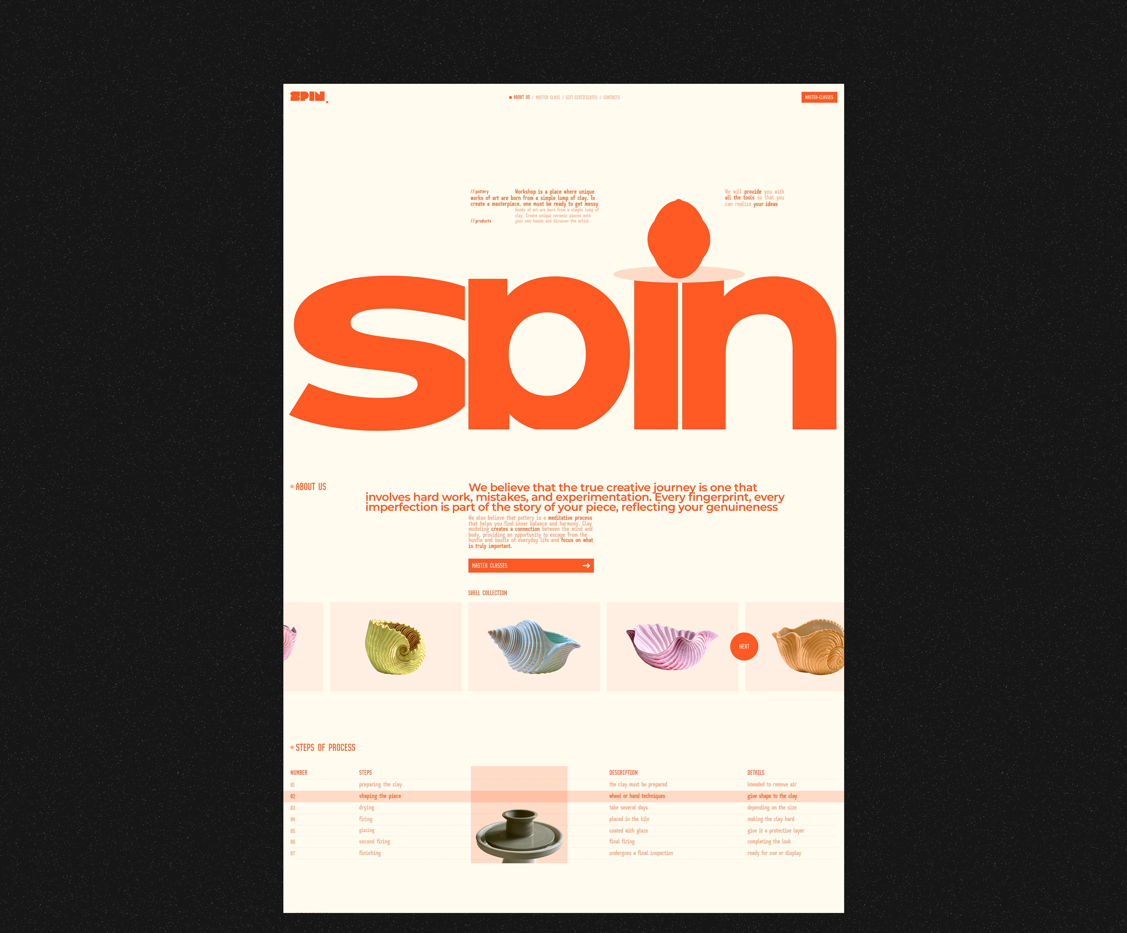 SPIN | Корпоративный сайт — Изображение №3 — Интерфейсы, Брендинг на Dprofile
