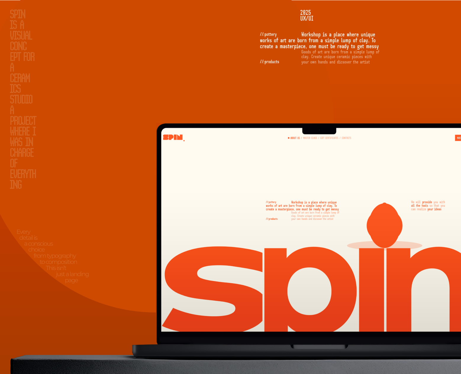 SPIN | Корпоративный сайт — Интерфейсы, Брендинг на Dprofile