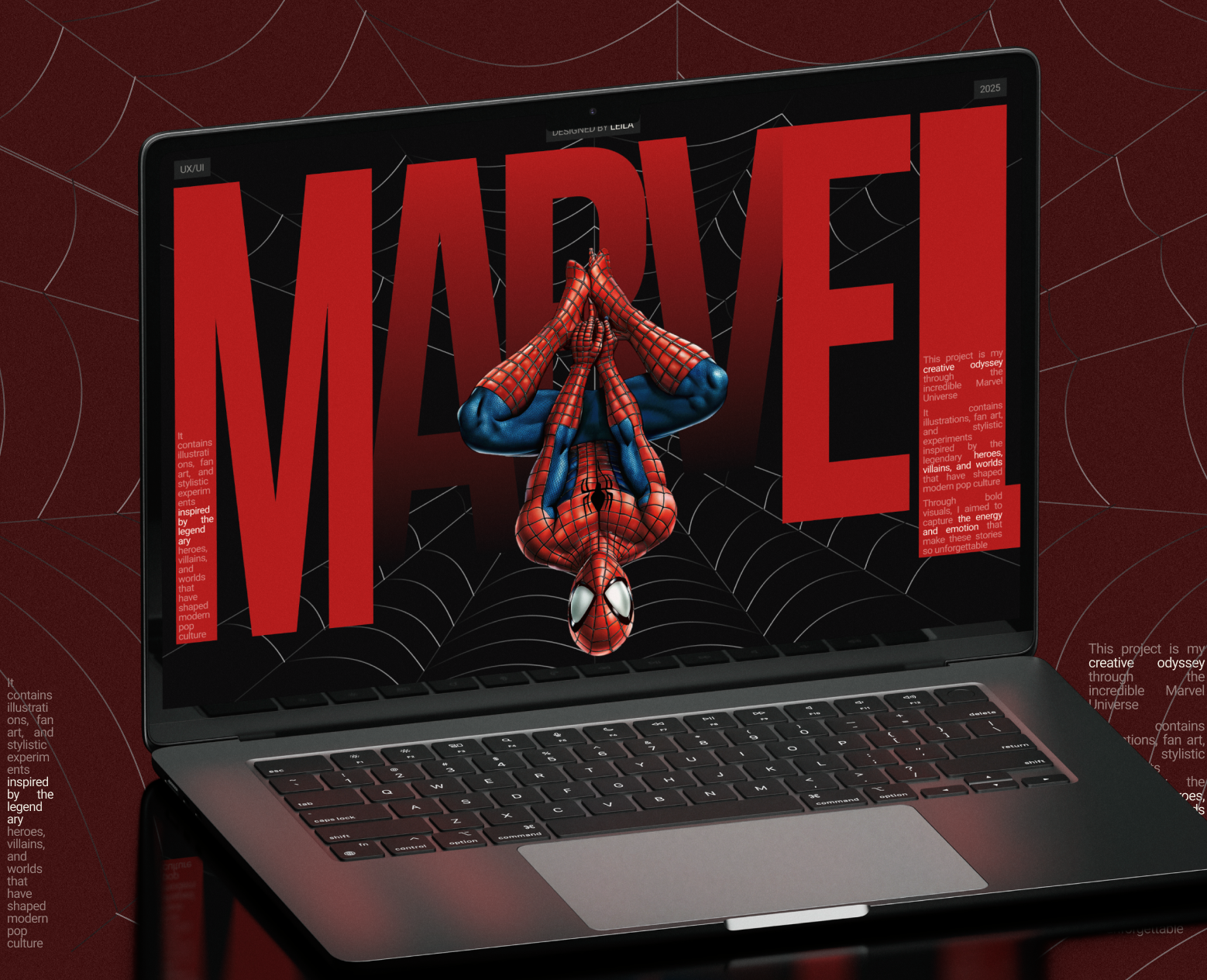 Marvel Landing Page Concept | Креативный концепт — Интерфейсы, Брендинг на Dprofile